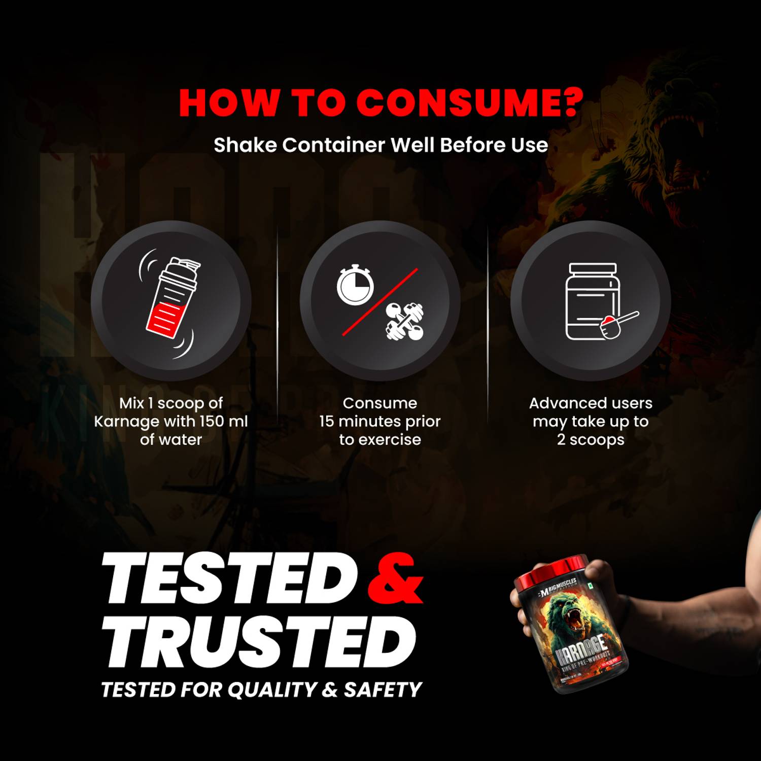 BIGMUSCLES Karnage Pre Workout - Image 4