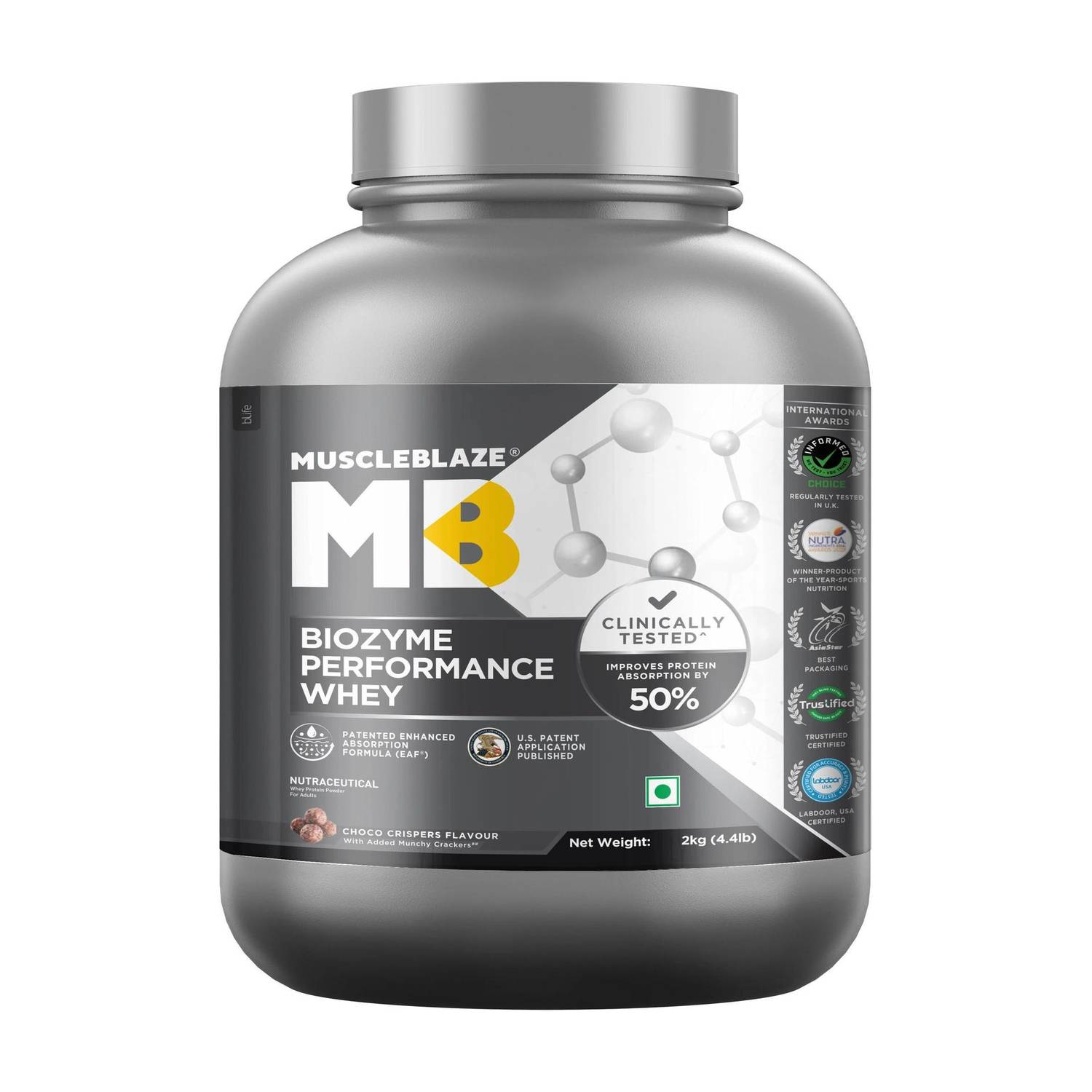 MUSCLEBLAZE Biozyme Whey Protein 25g - Image 1