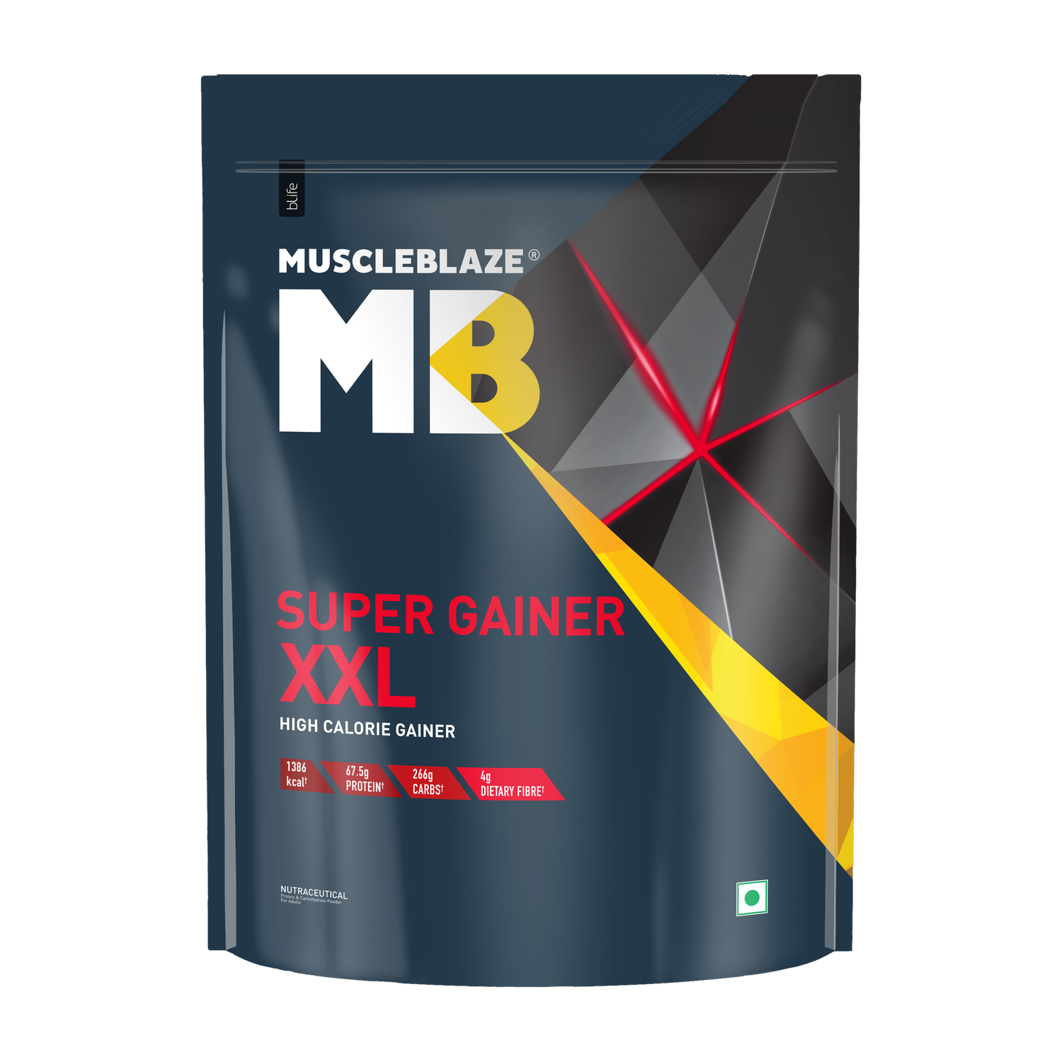 MUSCLEBLAZE Super XXL 2 kg Weight Gainer - Image 1