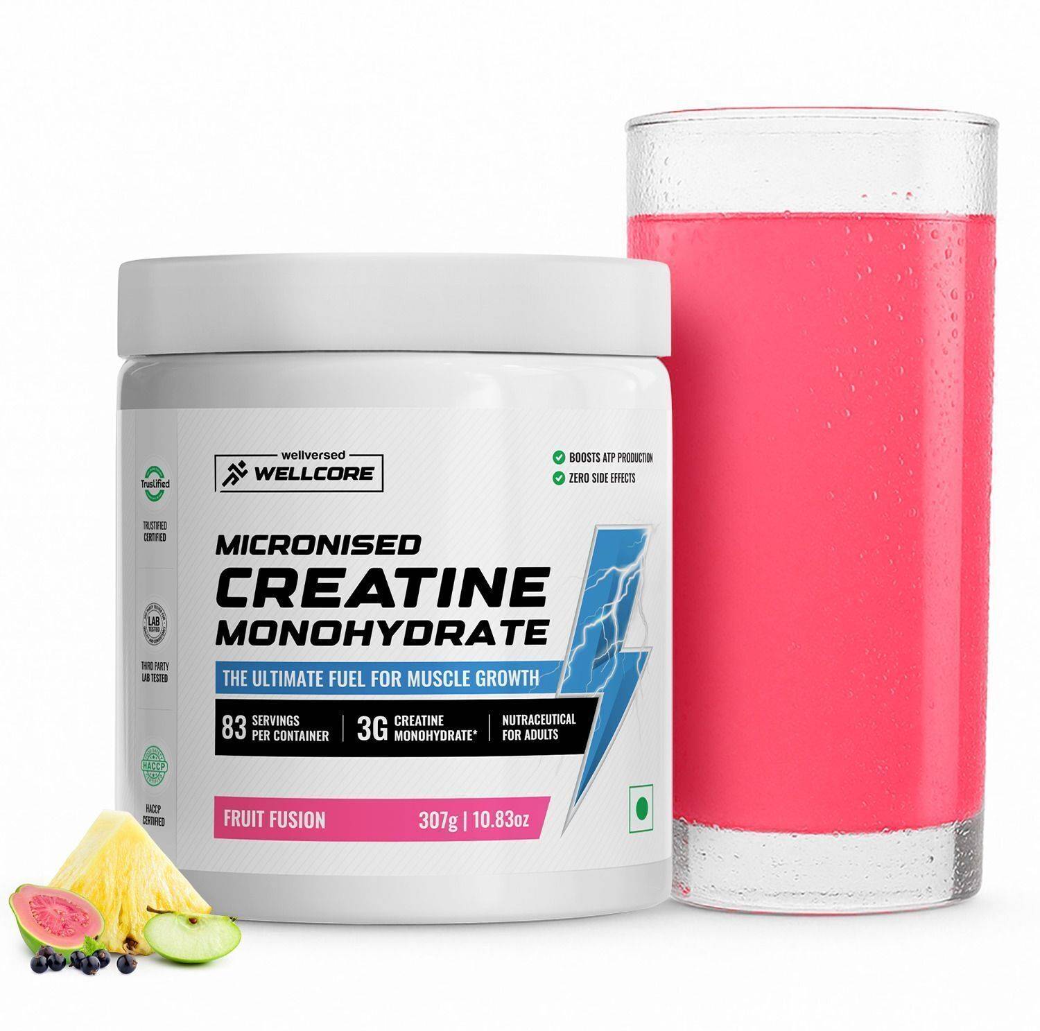 Wellcore Micronised Creatine Monohydrate Lab Tested Enhanced