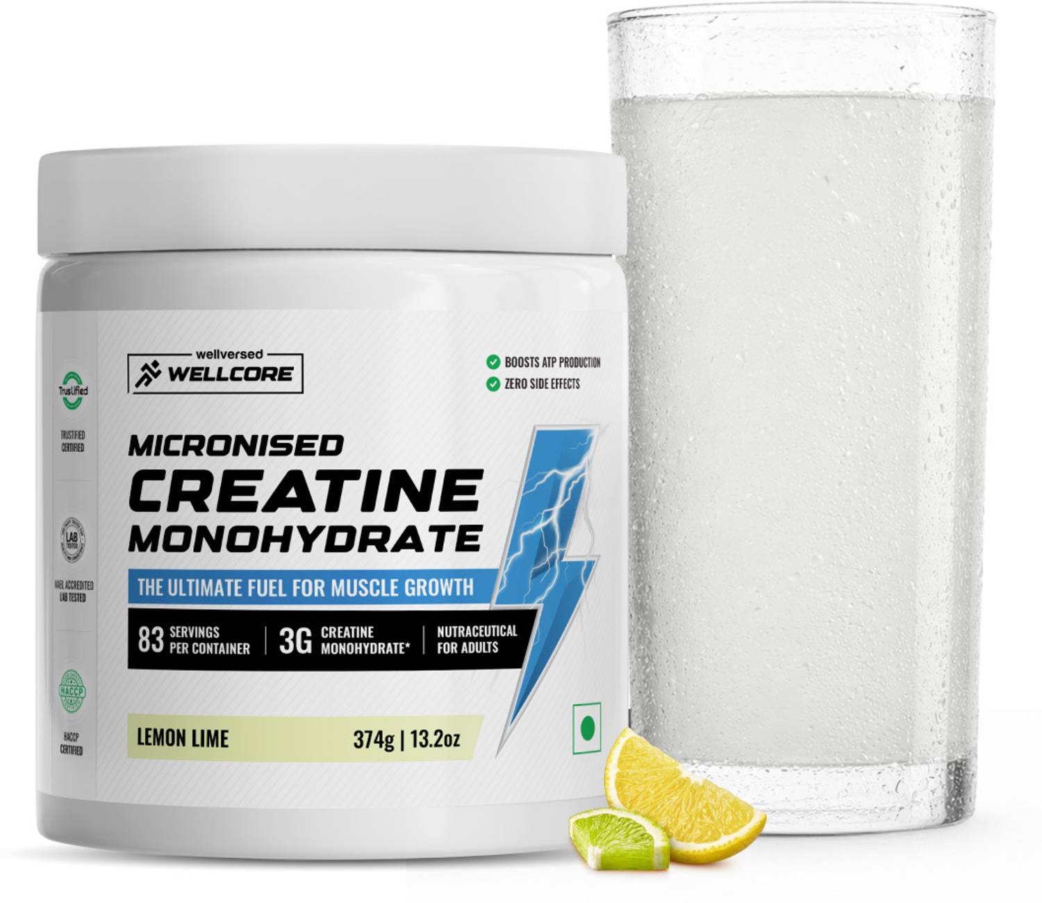 Wellcore Micronised Creatine Monohydrate Lab Tested Enhanced