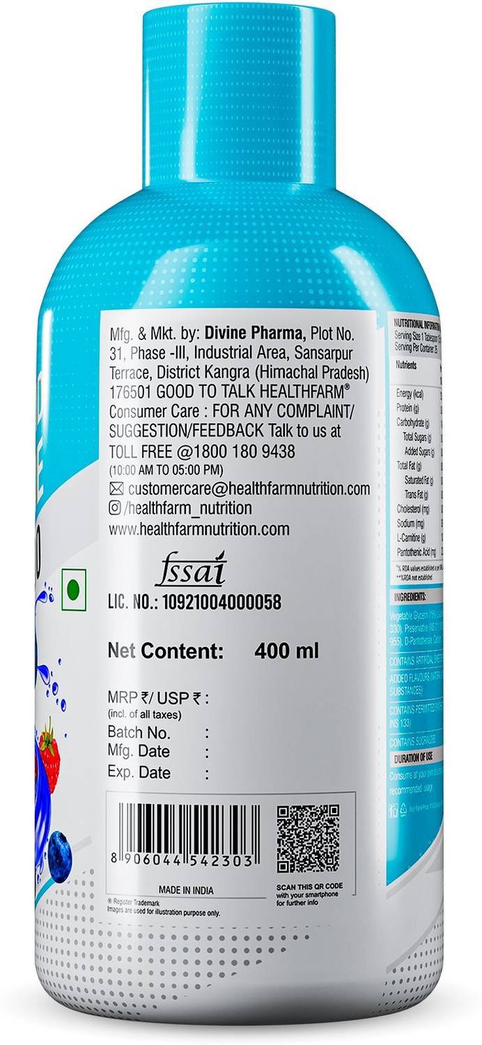 HEALTHFARM L-Carnitine 1500mg Pre Workout HEALTHFARM L-Carnitine 1500mg Pre Workout