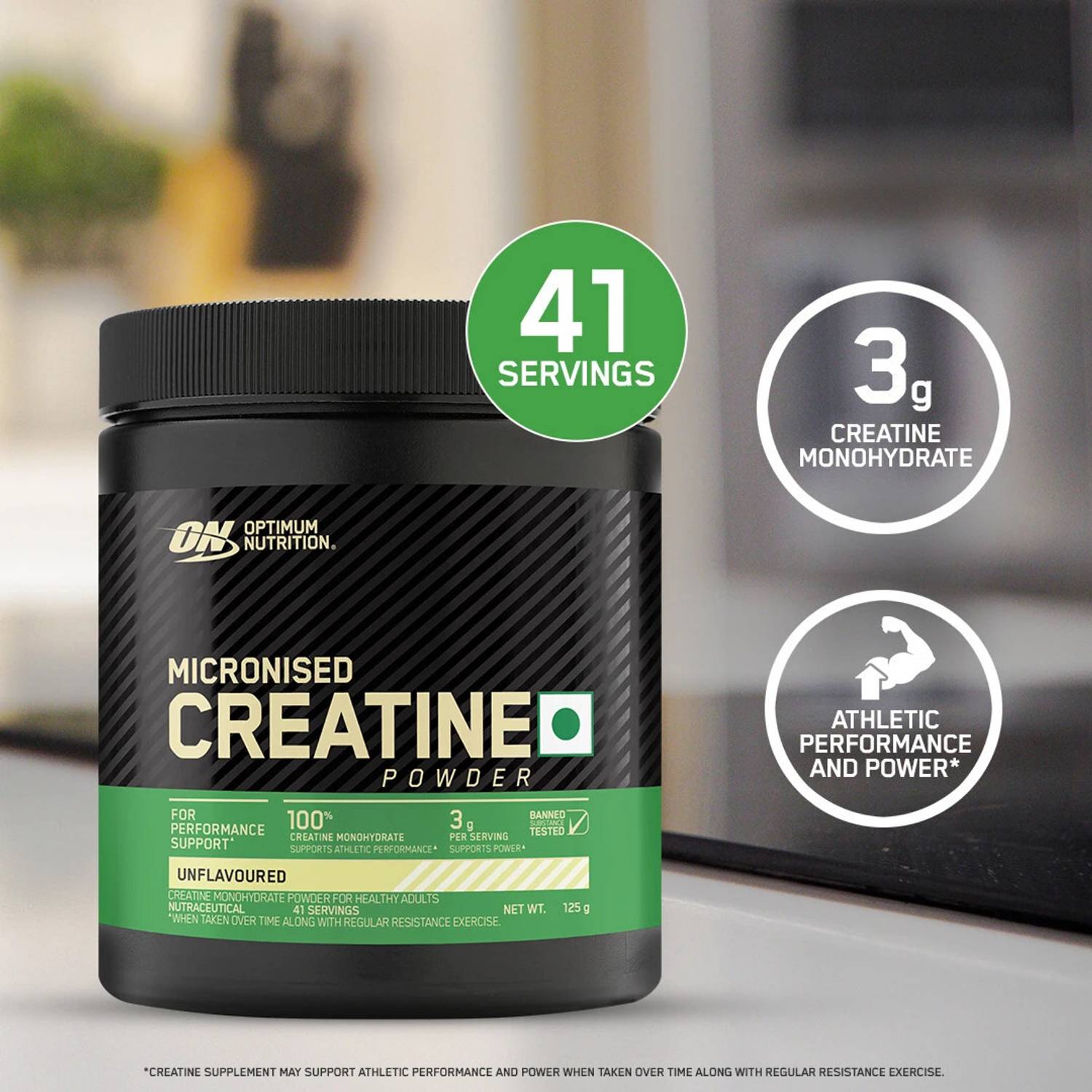 Optimum Nutrition Creatine Monohydrate 125g - Image 5