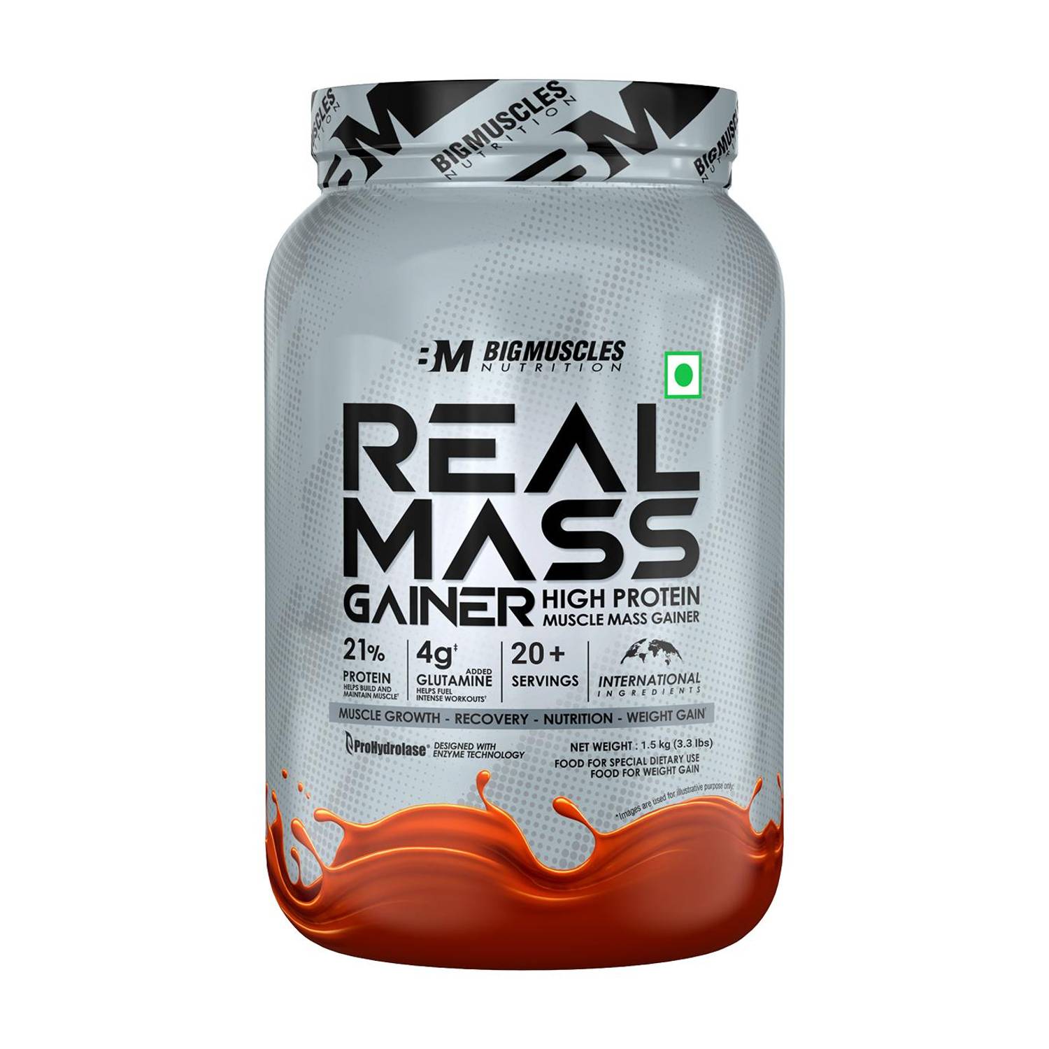 BIGMUSCLES NUTRITION Real Mass Gainer Weight Gainers/Mass Gainers
