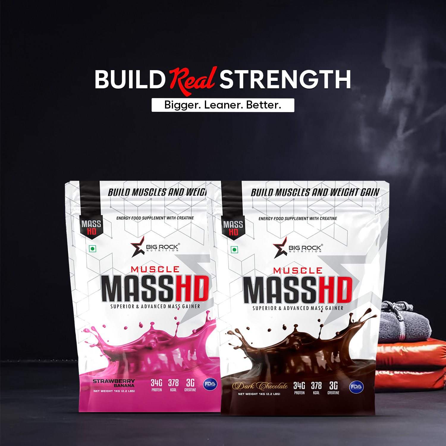 Image of BIG ROCK NUTRITION Advance Mass HD Gainer Weight Gainers /Mass Gainers