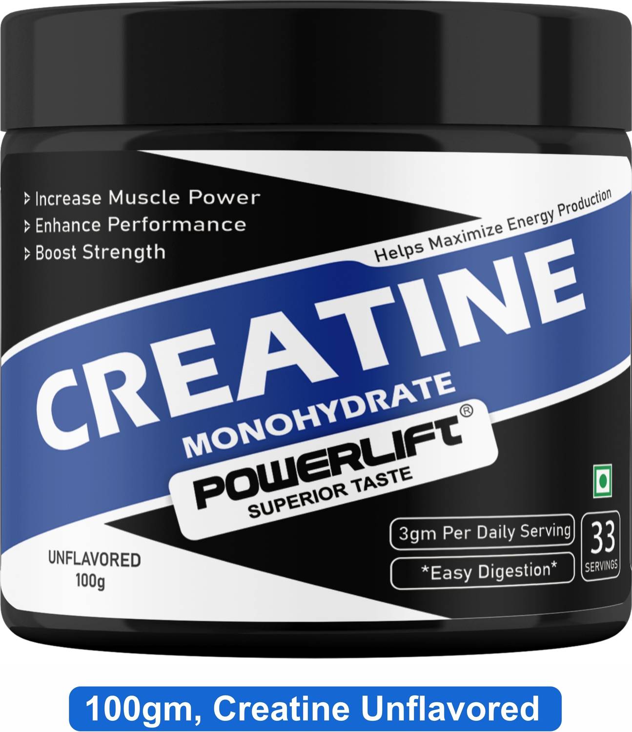POWERLIFT Creatine Monohydrate 33 Servings - Image 1