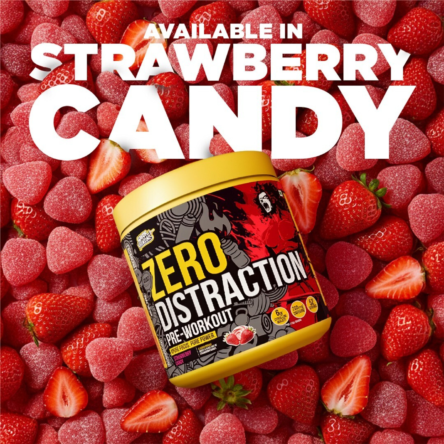 Image of gayor essentials Zero Distraction Pre-Workout for Energy, Strength, Focus & Insane Performance Pre Workout