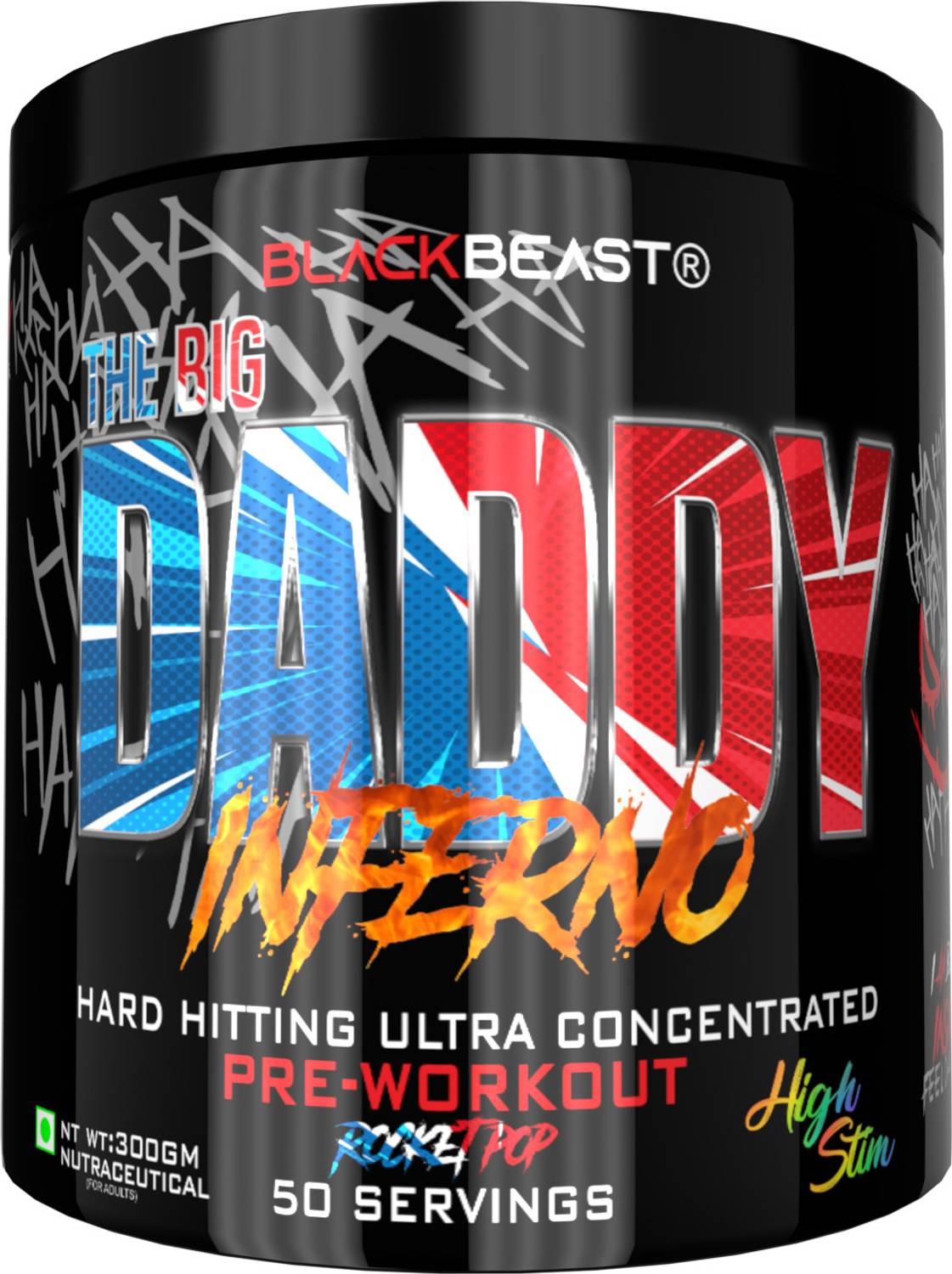 Black Beast The Big Daddy Inferno Preworkout 50 Serving - Image 1