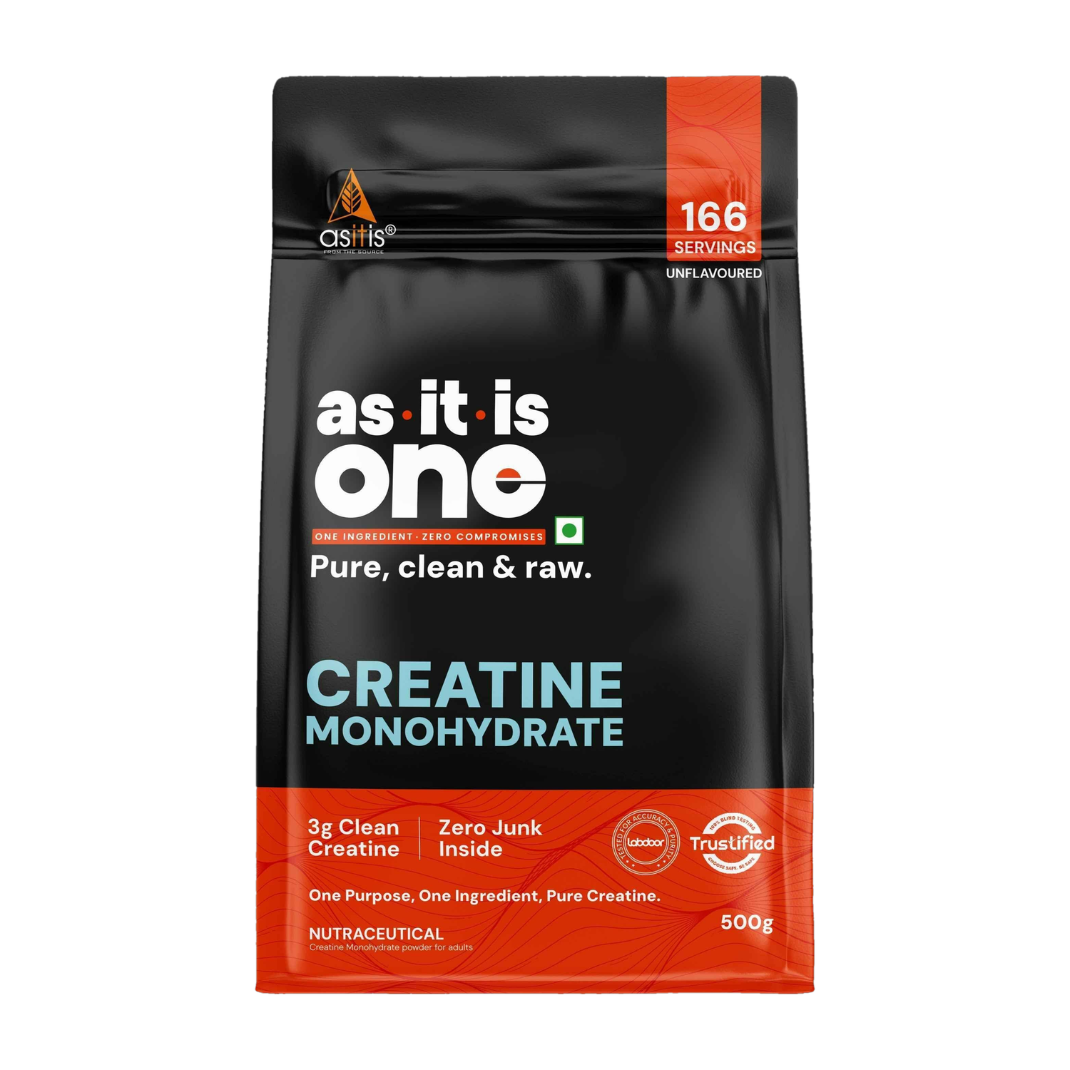 AS-IT-IS Nutrition One Monohydrate Creatine 250g
