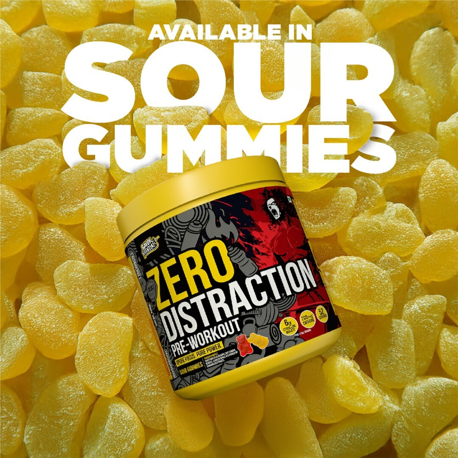 Image of gayor essentials Zero Distraction Pre-Workout for Energy, Strength, Focus & Insane Performance Pre Workout