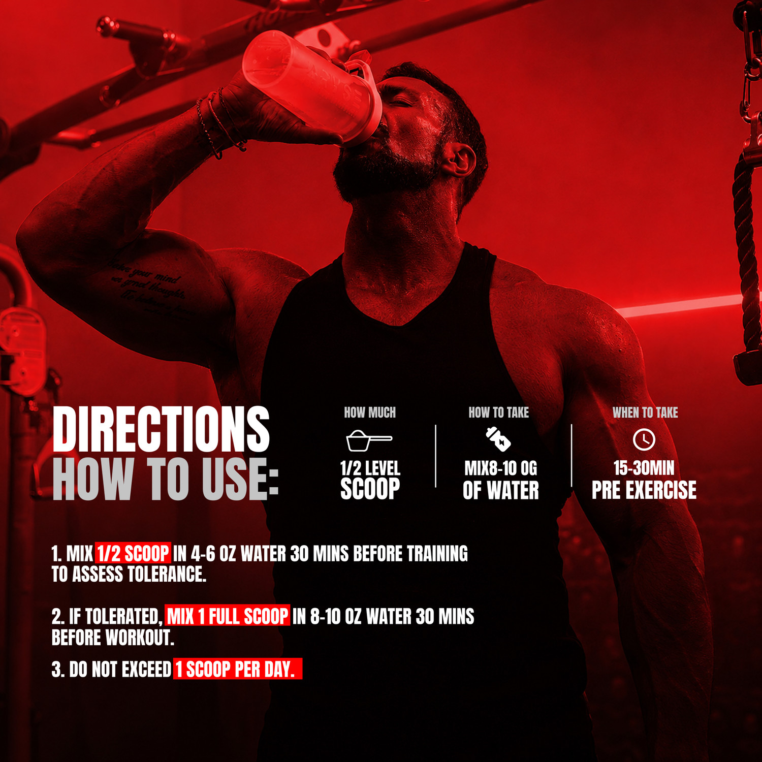 Image of Promolecules Warflex High Stim Pre Workout Caffeine Strength Pump Focus Formula 35 Servings Pre Workout
