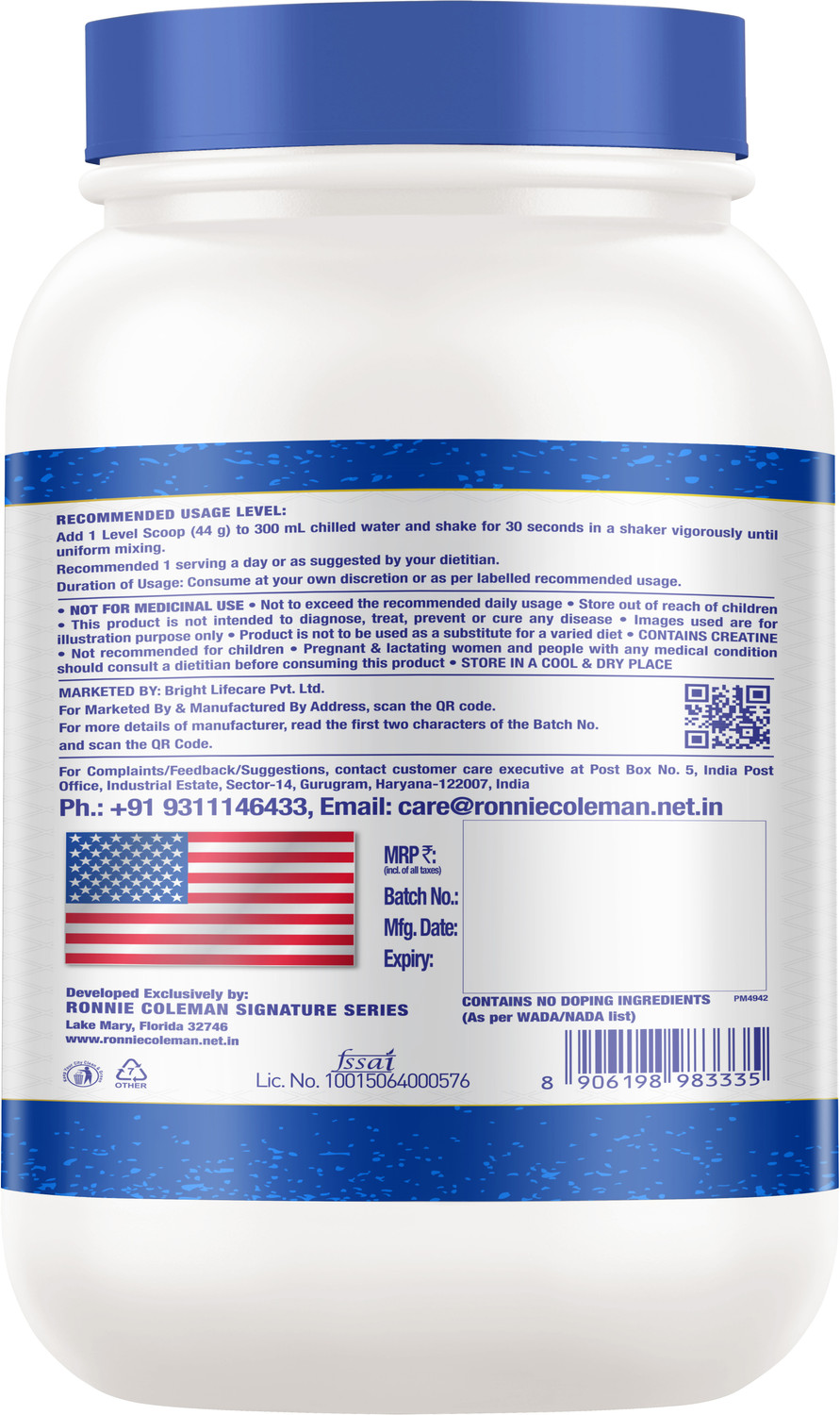 Image of Ronnie Coleman Signature Series Pro-Antium Whey Protein Powder, Supreme Multifaceted Protein Complex Whey Protein