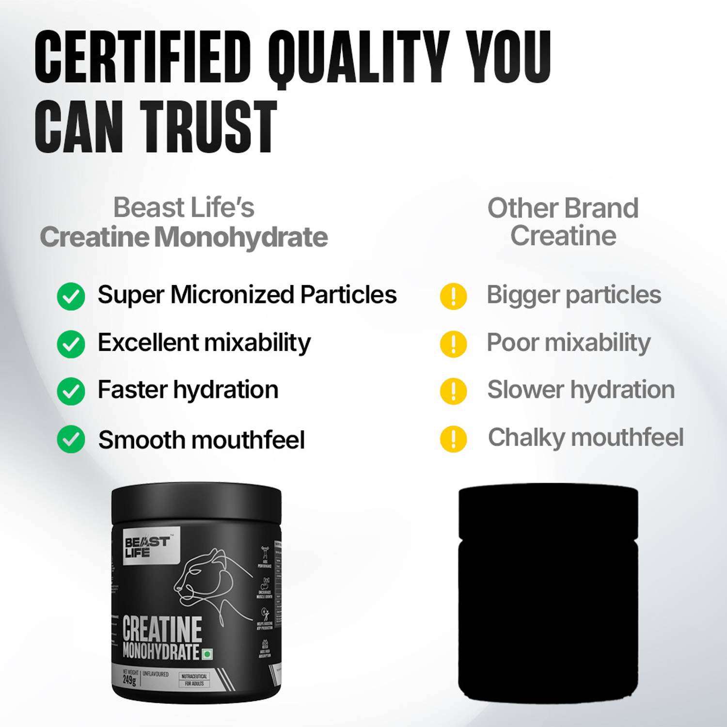BeastLife Creatine Monohydrate 83 Servings - Image 5