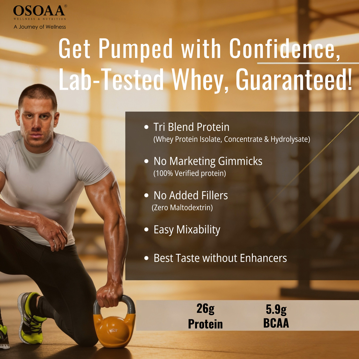Image of Osoaa Ultimate ISO Whey Protein with Lab Report Whey Protein