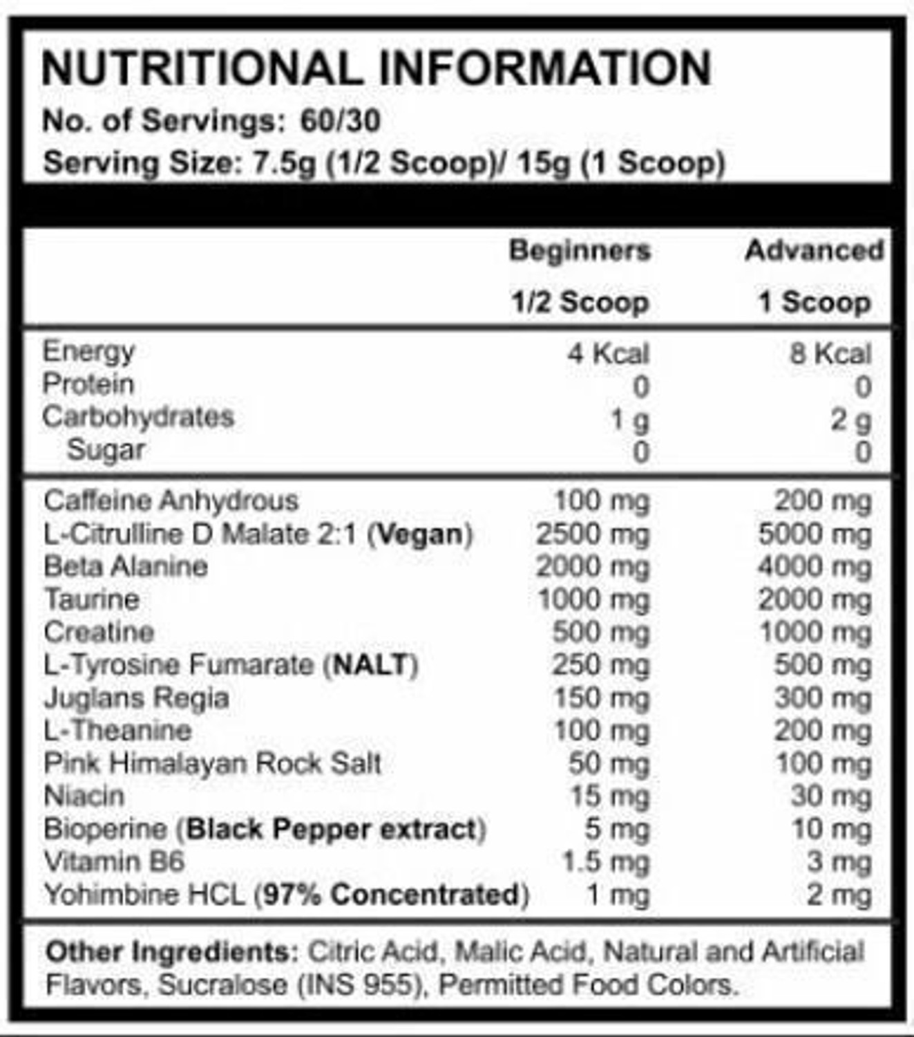 Image of Arscor Purge 2.0 Hardcore Pre-workout Supplement for Energy, Strength & Focus Pre Workout