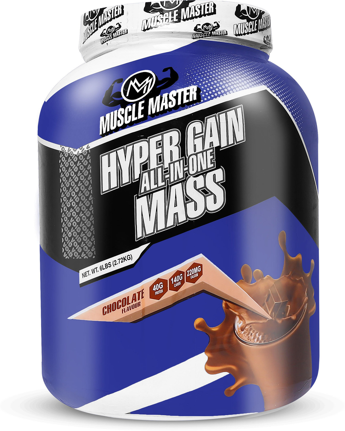 Image of Muscle Master HYPER ALL IN ONE MASS GAIN HIGH PROTEIN ADVANCE MUSCLE MASS GAINER (2.72KG /6LBS) Weight Gainers /Mass Gainers