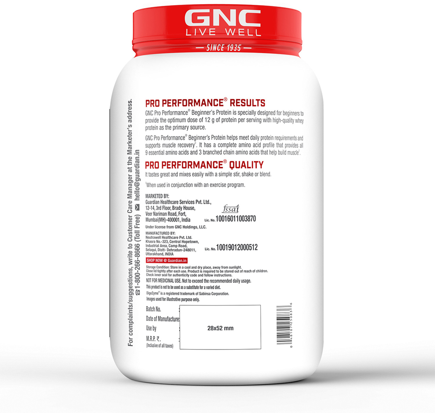 Image of GNC Pro Performance Beginner's Protein Whey Protein
