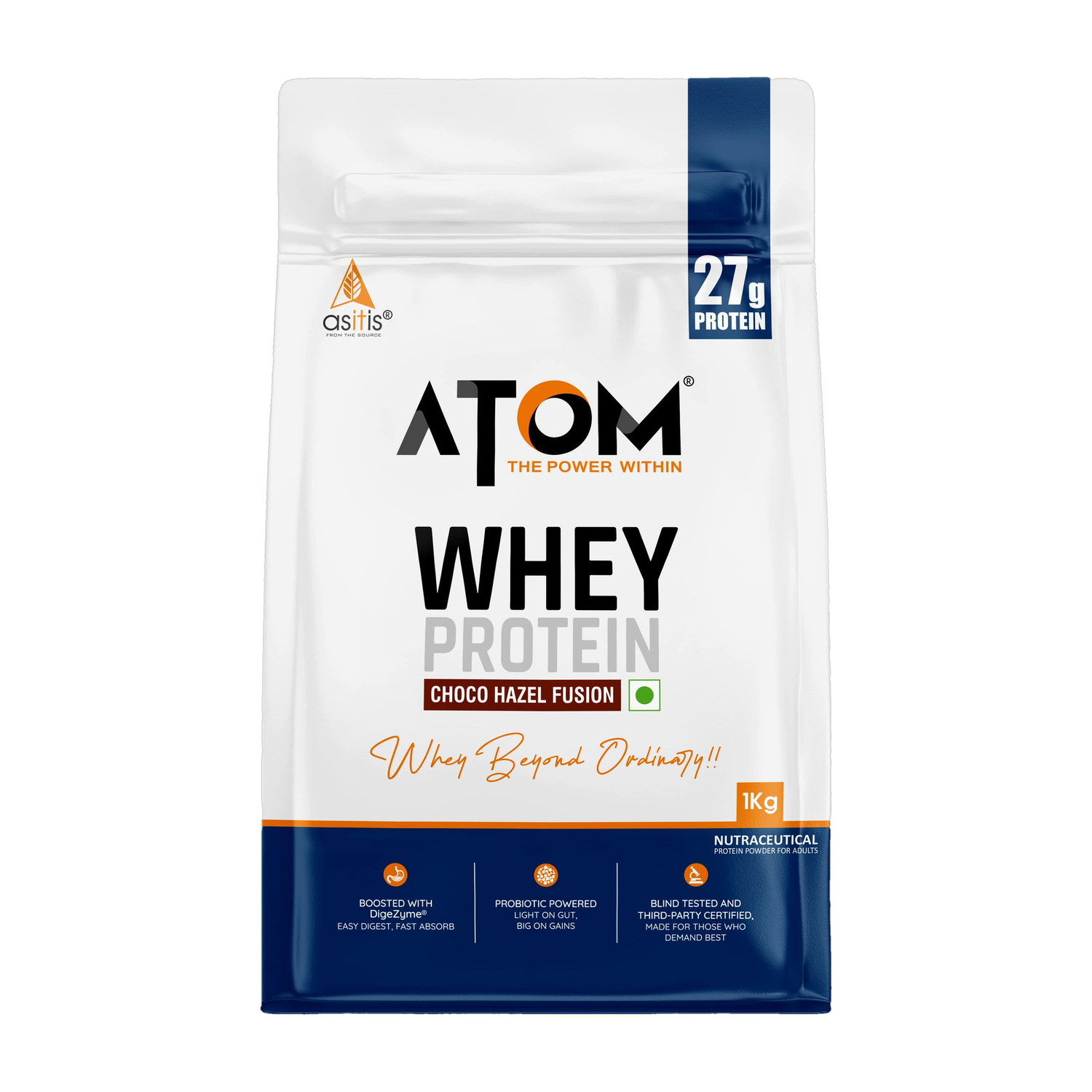 AS-IT-IS Nutrition ATOM Whey Protein 1 kg - Image 1