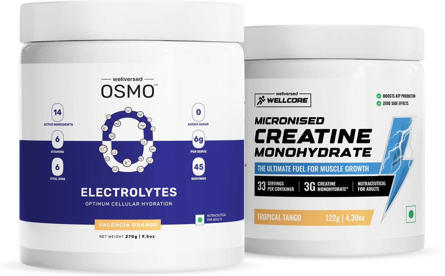 Image of Wellcore Performance Combo Pack | OSMO Electrolytes + Creatine