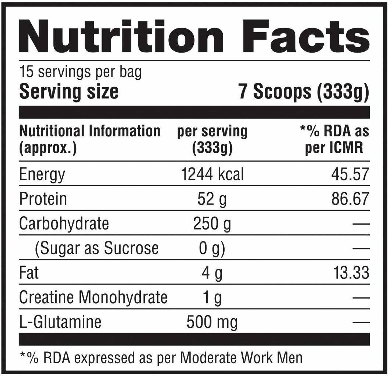 Labrada Muscle Mass Gainer Chocolate 15 Servings - Image 3