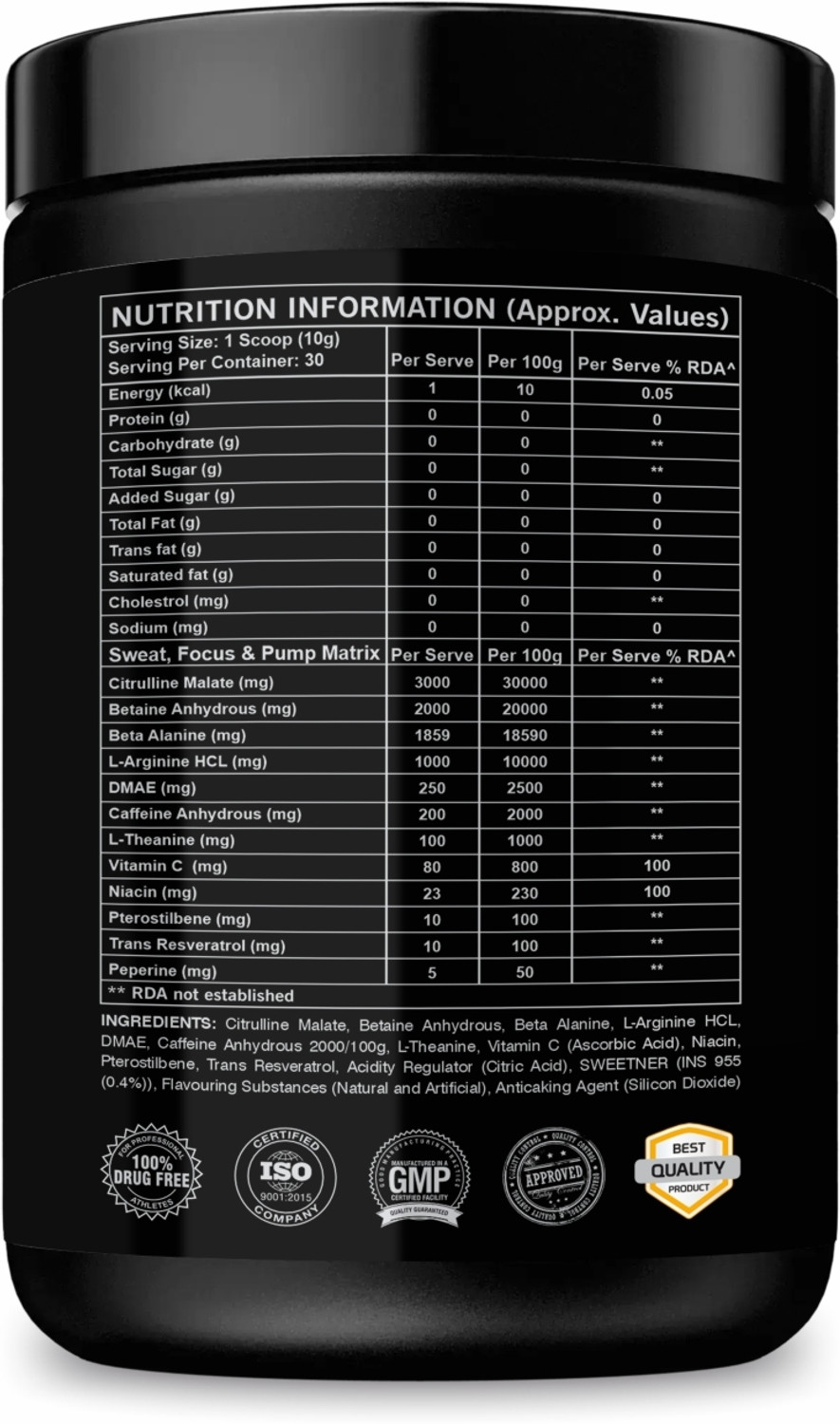 Image of Muscle Trail BLACK STORM Pre Workout