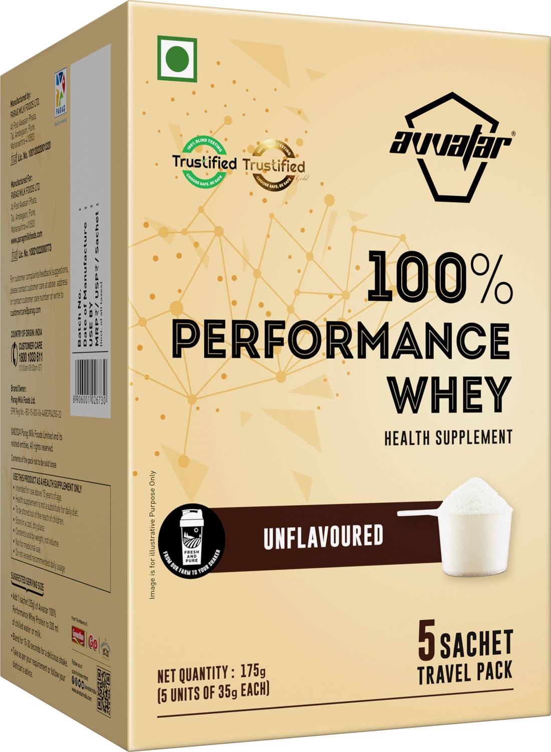 Avvatar Performance Travel Pack Whey Protein