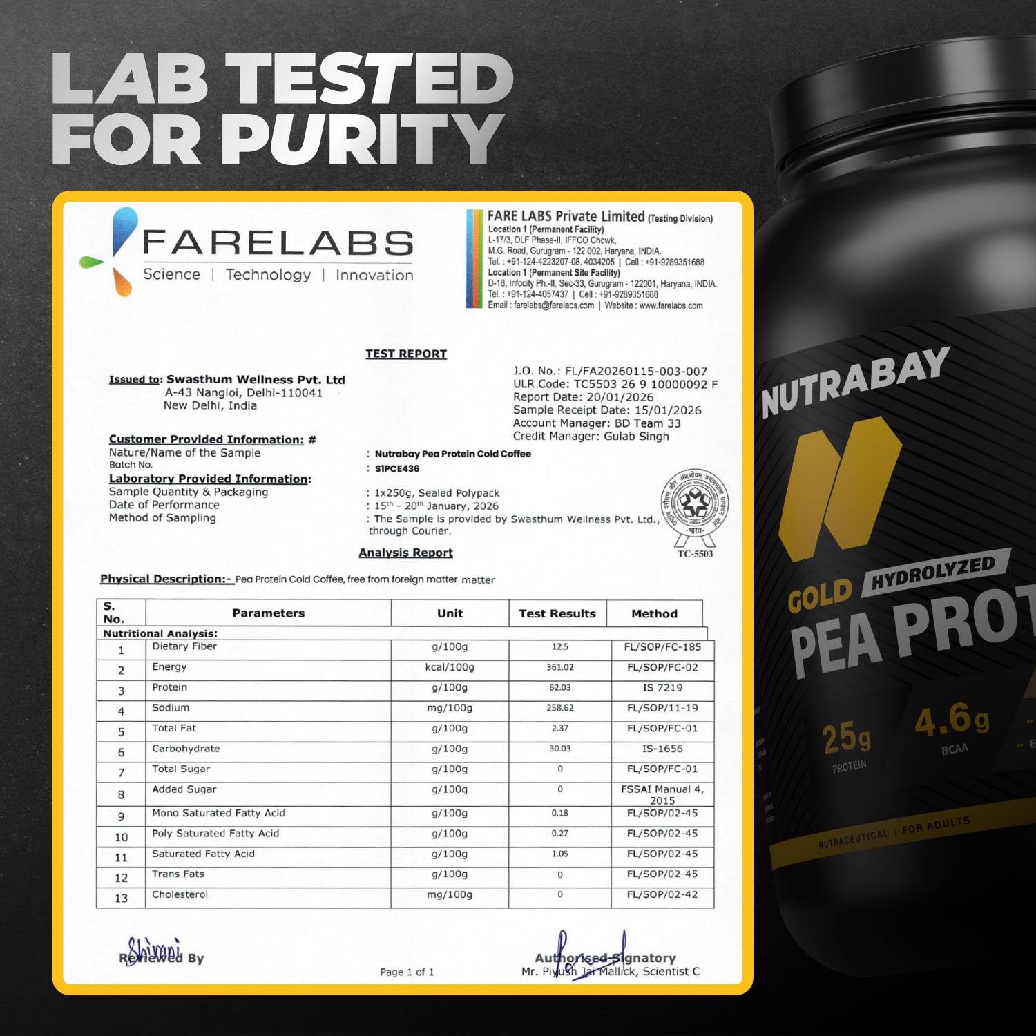 Nutrabay Gold Pea Protein Powder 25g - Image 5