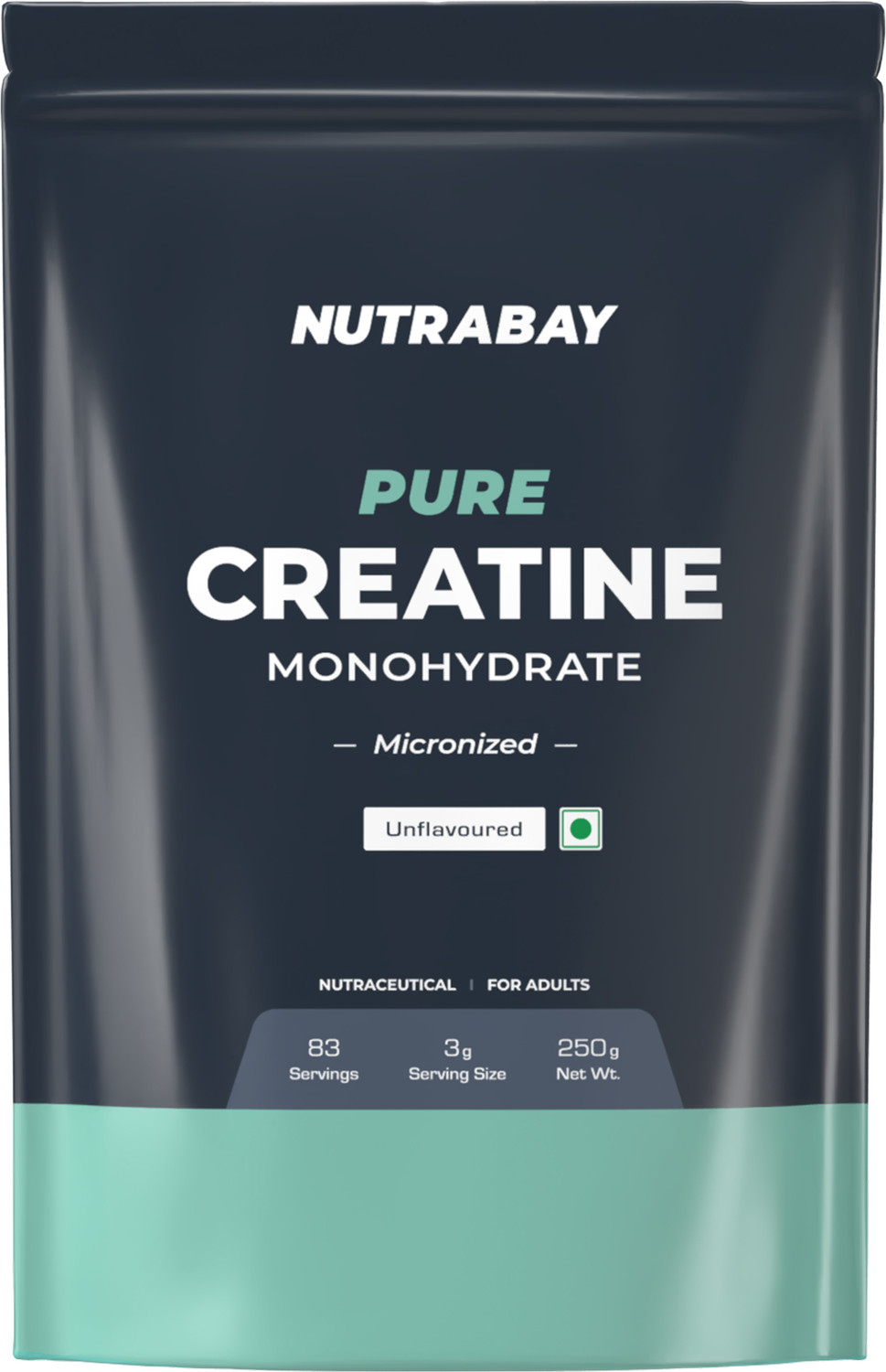 Image of Nutrabay Pure Series Micronised Creatine Monohydrate 83 servings |Crossfit Supplement Creatine