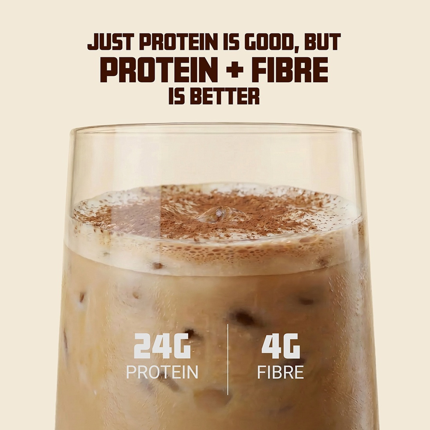 Image of HORLICKS Protein Powder|Coffee Flavour|Fermented Yeast Isolate |24 g Protein|4 g Fibre Yeast Protein