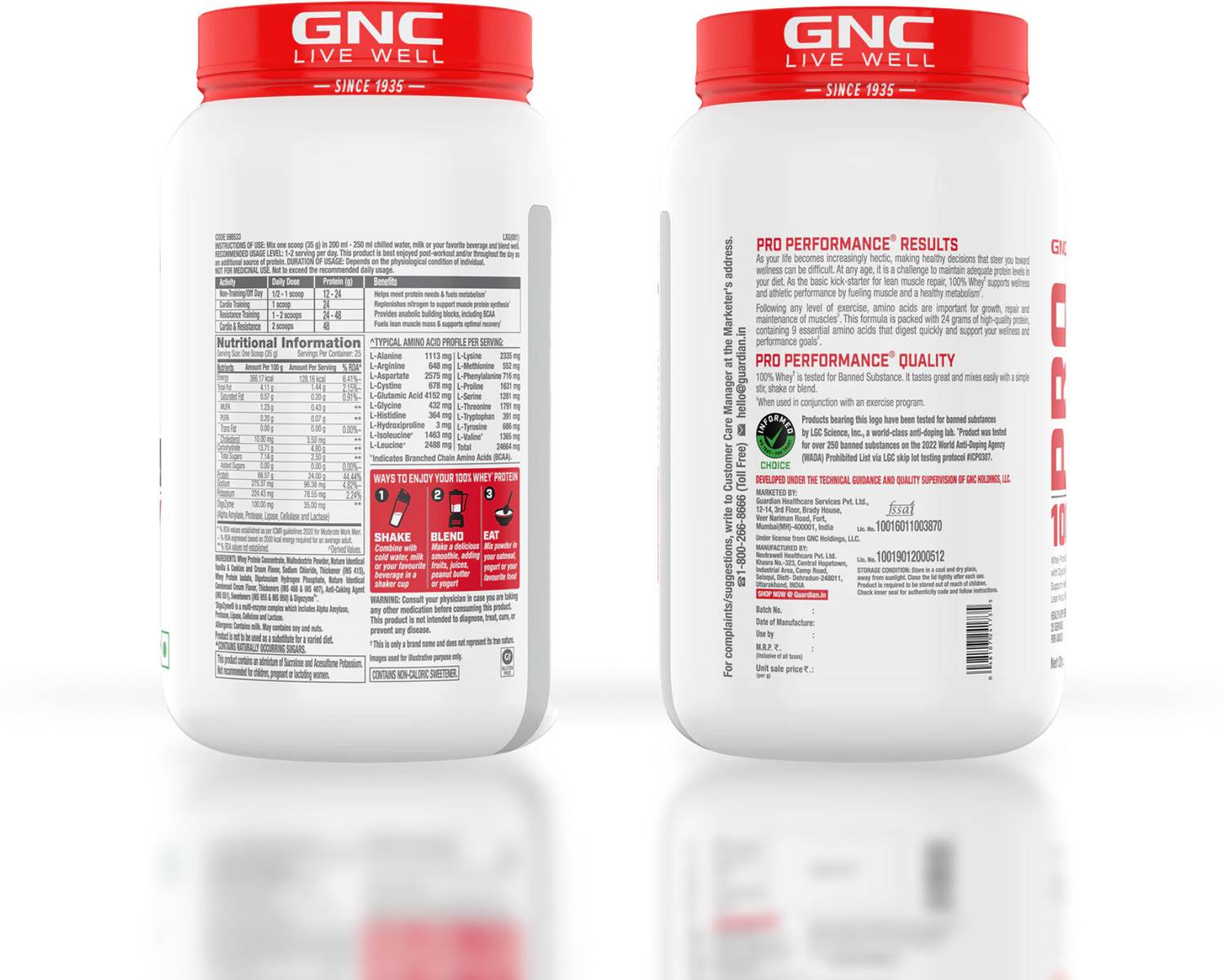 GNC Pro Performance 100% Whey Protein Powder - Image 5