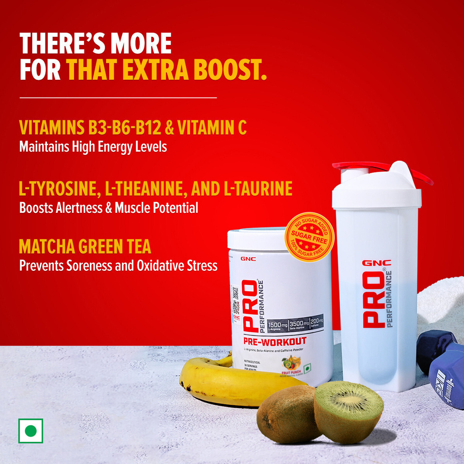 Image of GNC Pro Performance Pre Workout (360 g, Fruit Punch)