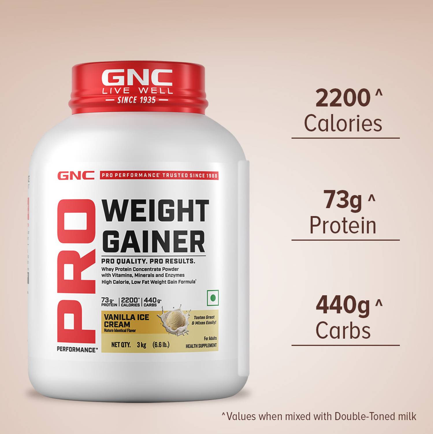 GNC Pro Performance Weight Gainers 3 kg - Image 4