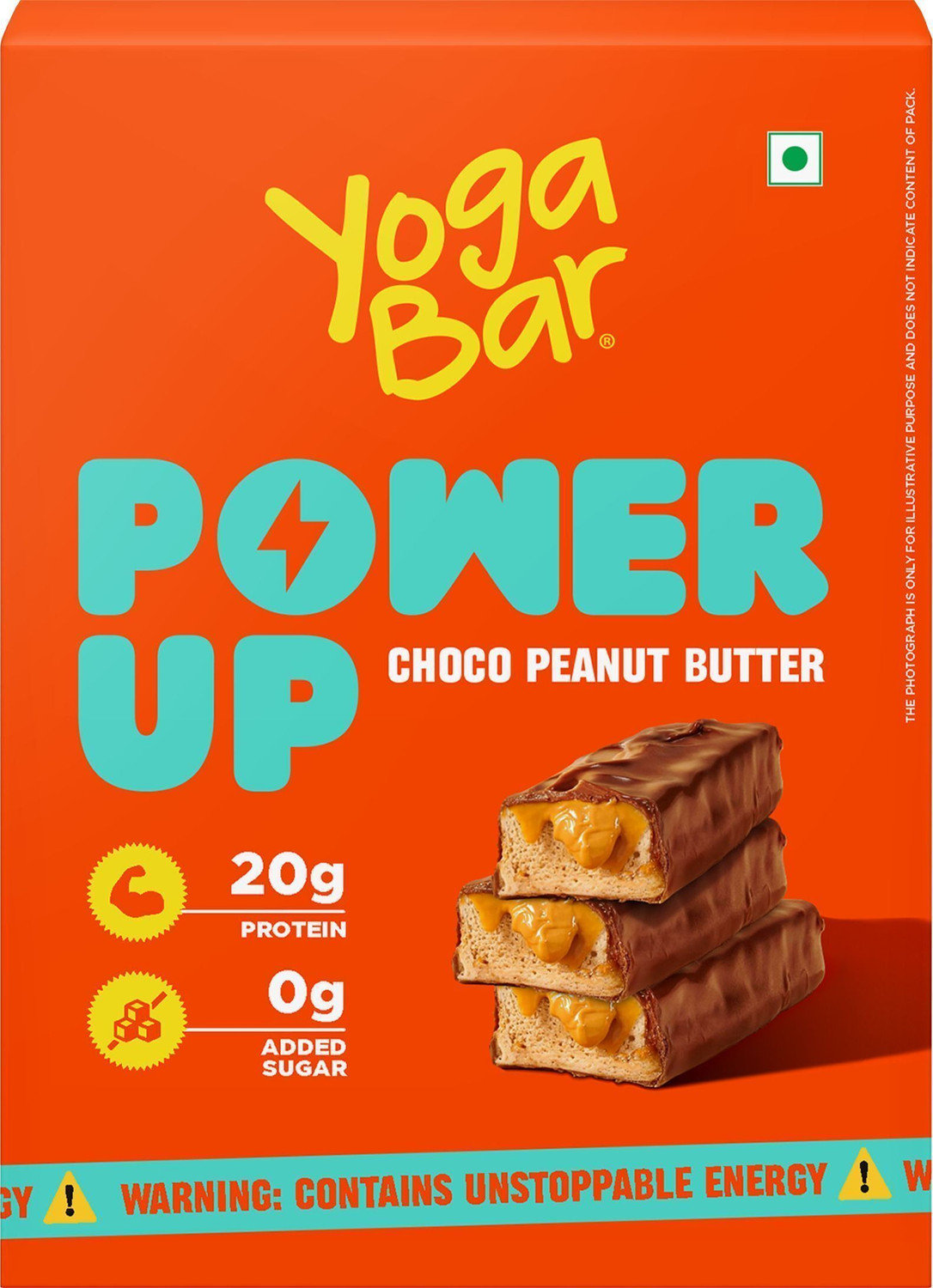 Image of Yogabar 20g Protein | Healthy Snacks | No Added Sugar | 10 Power Up Protein Bars