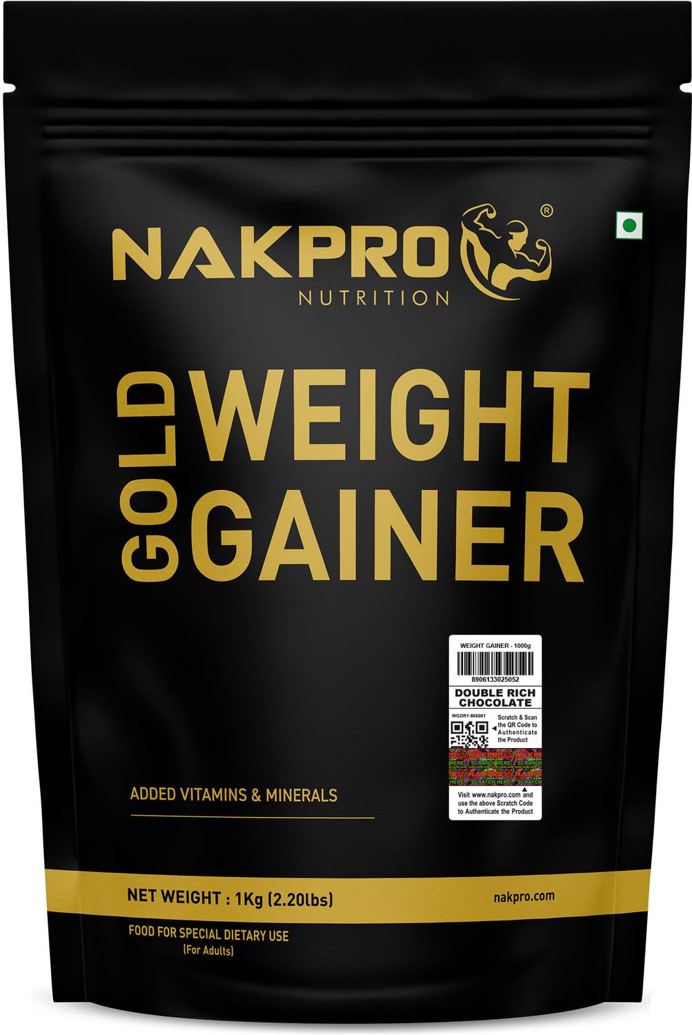 Nakpro WeightGainer High Protein & Calorie Protein Powder
