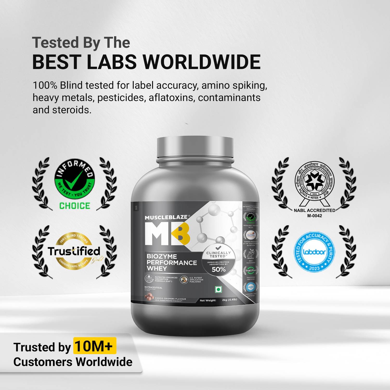 MUSCLEBLAZE Biozyme Whey Protein 25g - Image 4