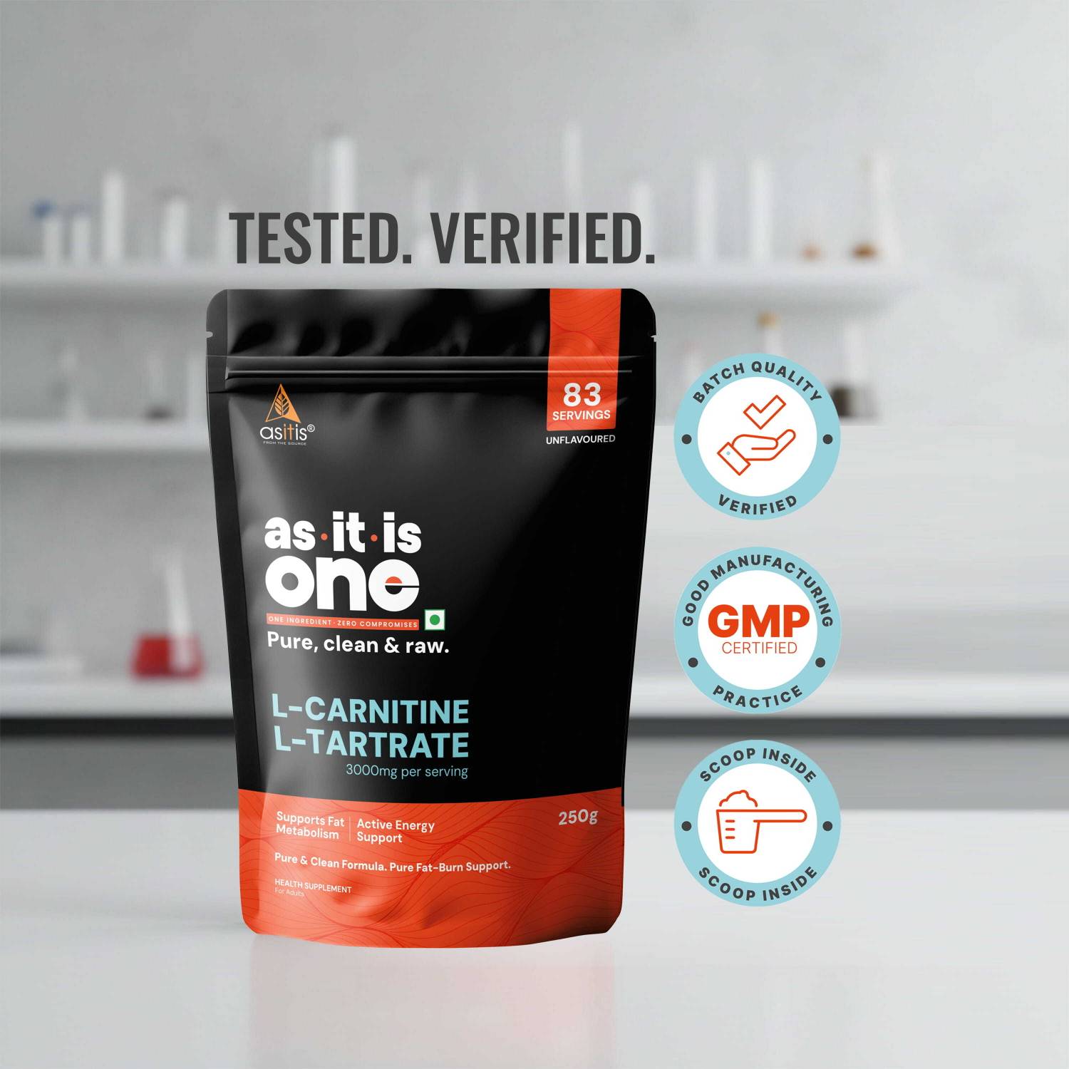 AS-IT-IS Nutrition One L Carnitine L Tartrate - Supports Fat Metabolism EAA (Essential Amino Acids) Price in India - Buy AS-IT-IS Nutrition One L Carnitine L Tartrate