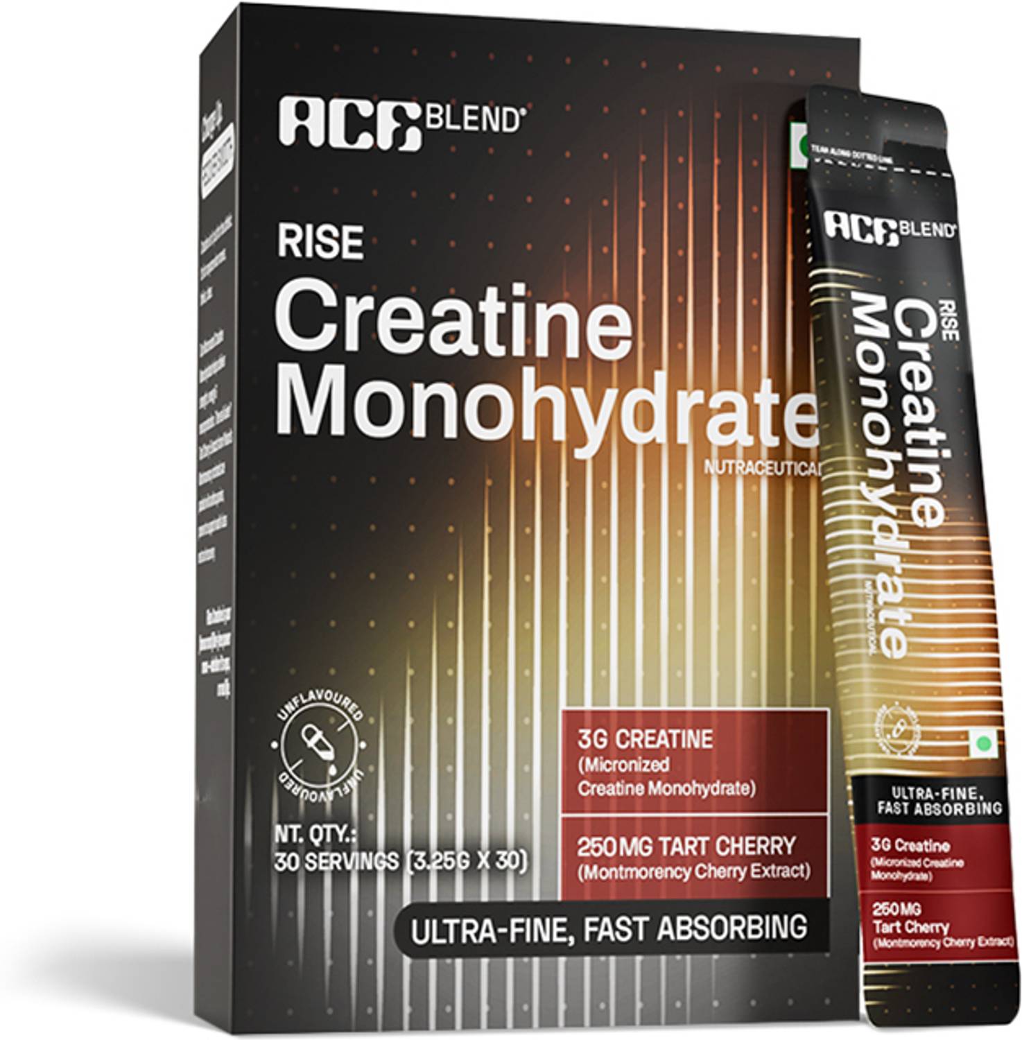 Ace Blend Creatine Monohydrate | For Muscle Strength, Endurance And Recovery | Tart Cherry Creatine