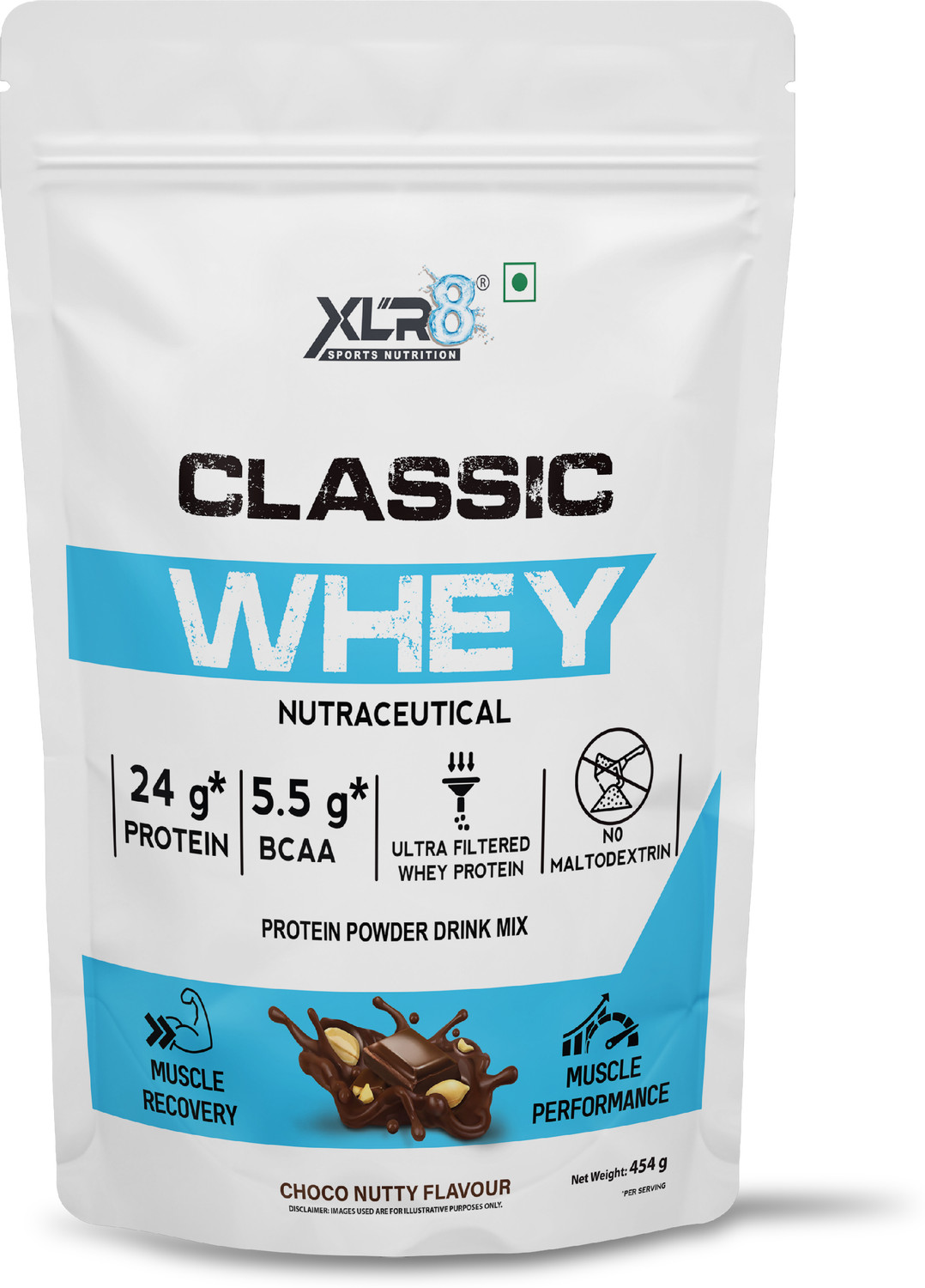 Image of XLR8 Classic Whey Protein Powder, 24g Protein, 5.5 BCAA, No Maltodextrin Whey Protein