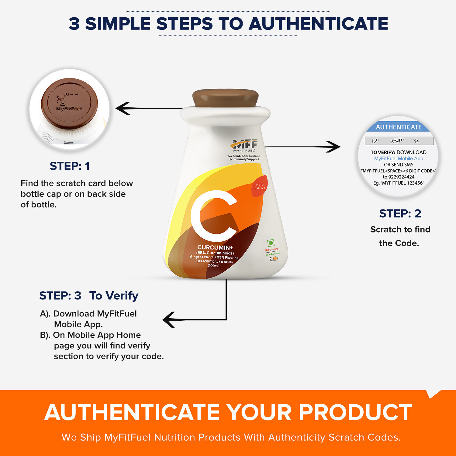 Image of MyFitFuel EAA Plus (Essential Amino Acids) 60 Capsule, 3000mg EAA (Essential Amino Acids)