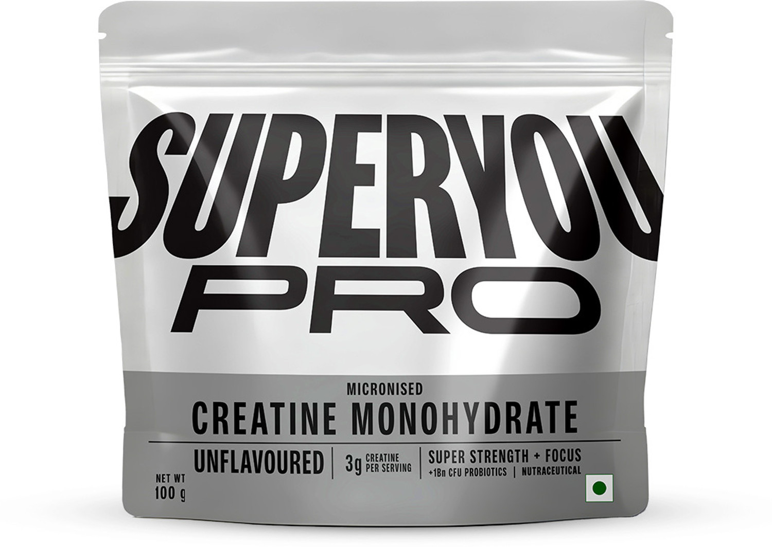 Image of SUPERYOU Pro Creatine Monohydrate|33 Servings| Boosts Muscle Strength & Brain Focus Creatine