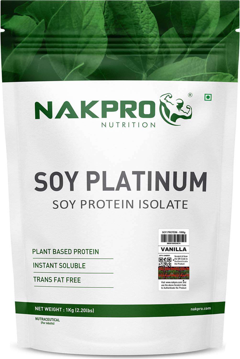 Nakpro Soy Platinum Soy Protein Isolate 27g