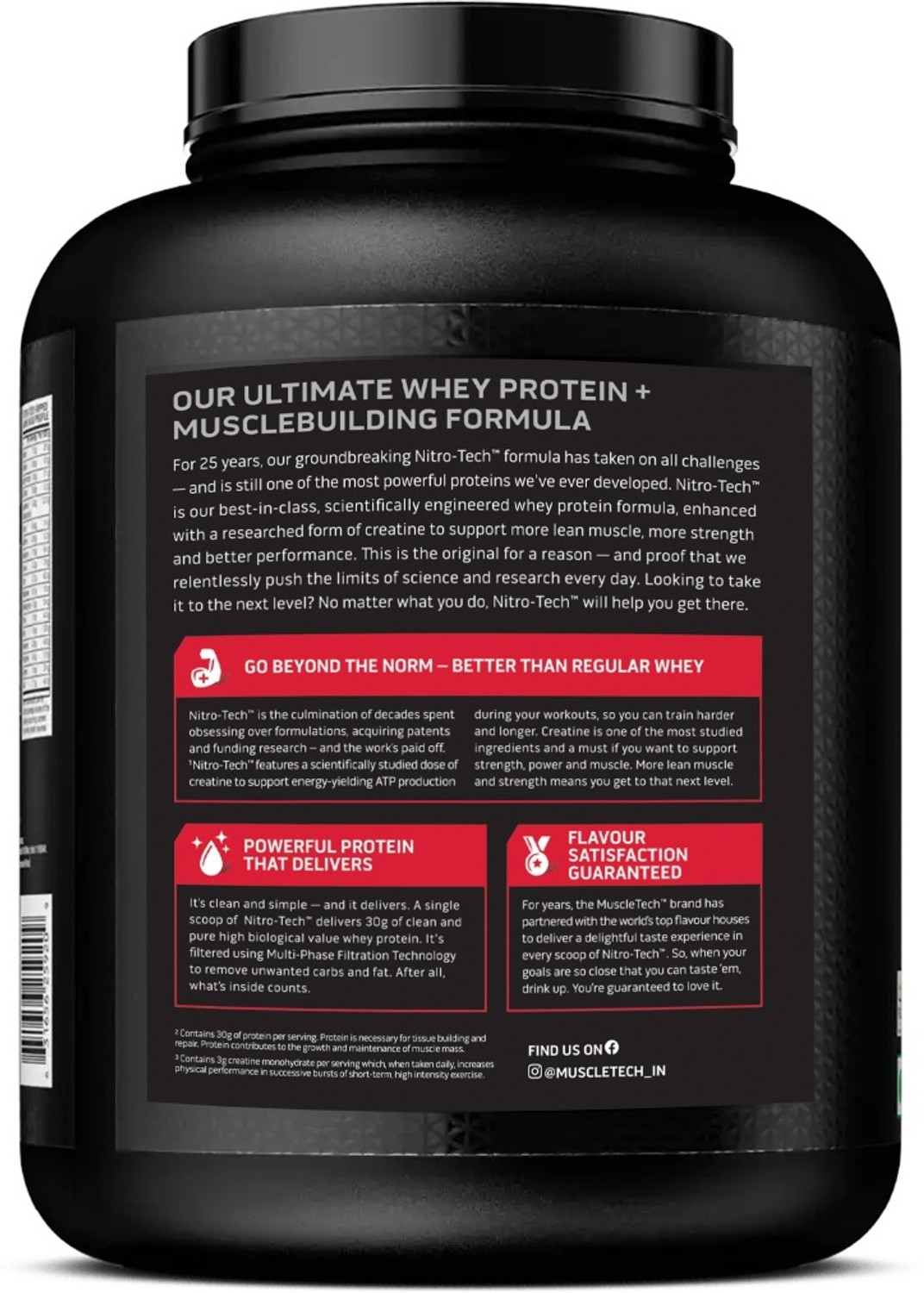 Image of Muscletech Nitro-Tech Whey Protein Whey Protein