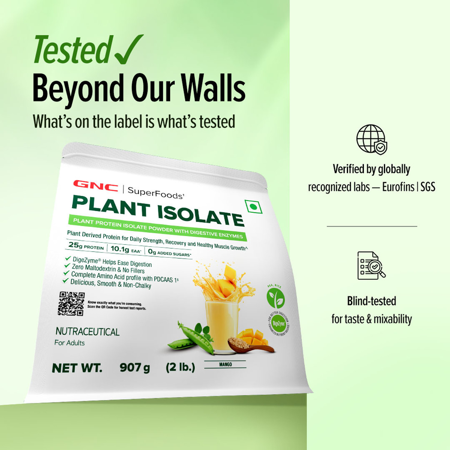 Image of GNC Superfoods Plant Isolate Plant-Based Protein