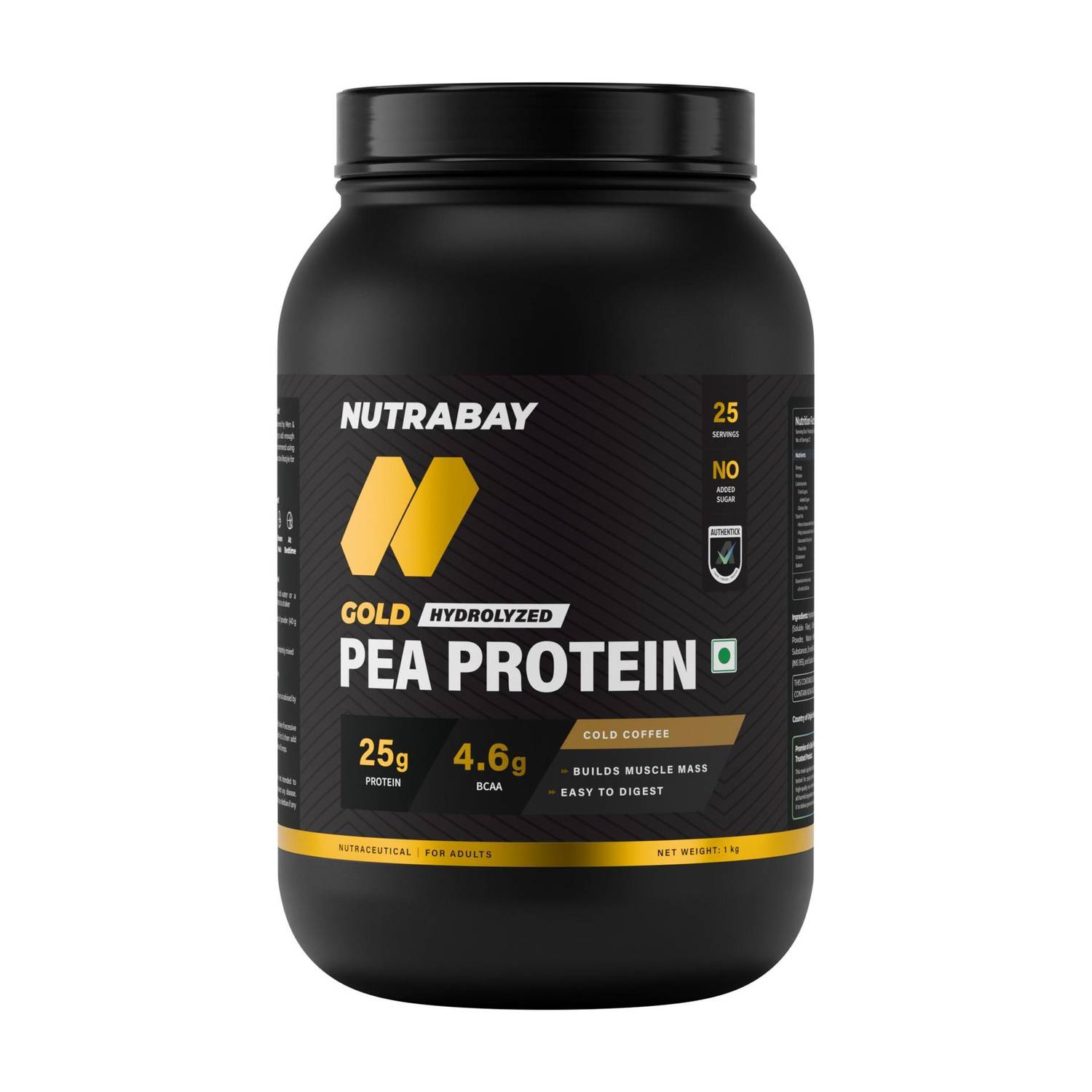 Nutrabay Gold Pea Protein Powder 25g - Image 1
