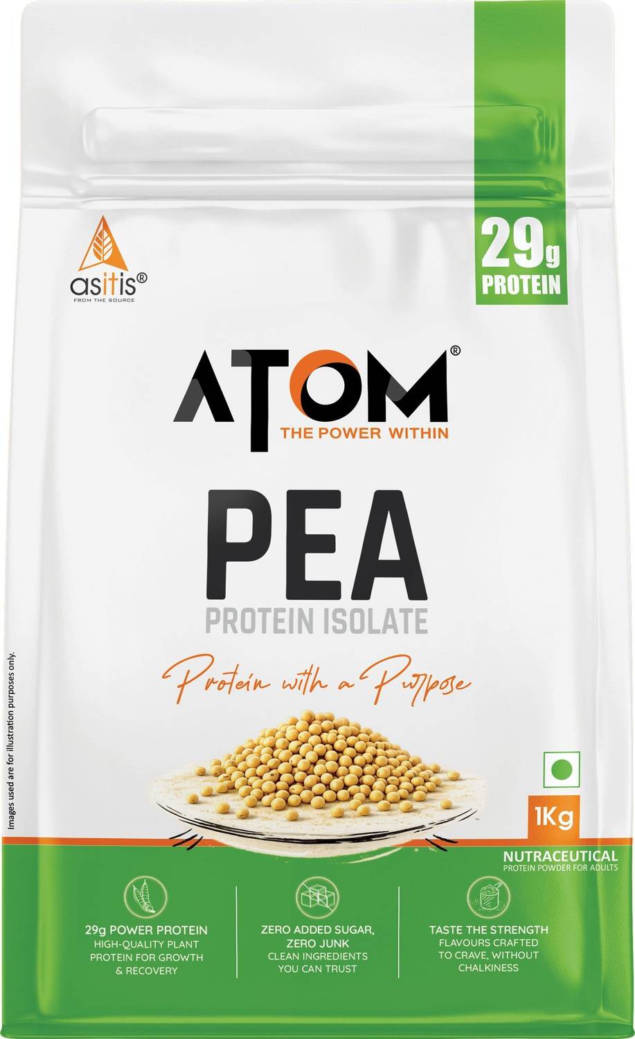 AS-IT-IS Nutrition Atom Pea Protein 1 kg