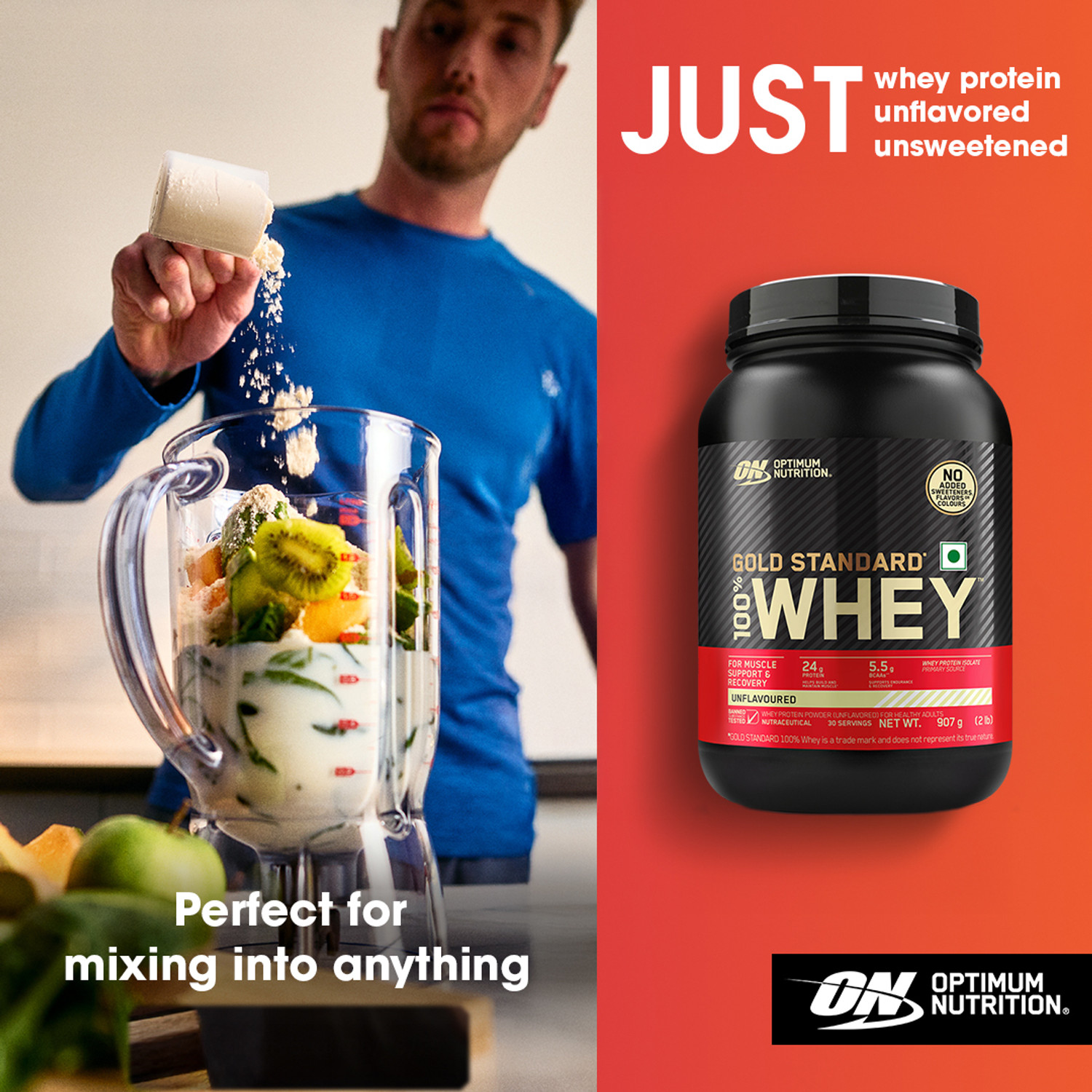 Image of Optimum Nutrition Gold Standard 100% Whey Protein Powder Whey Protein