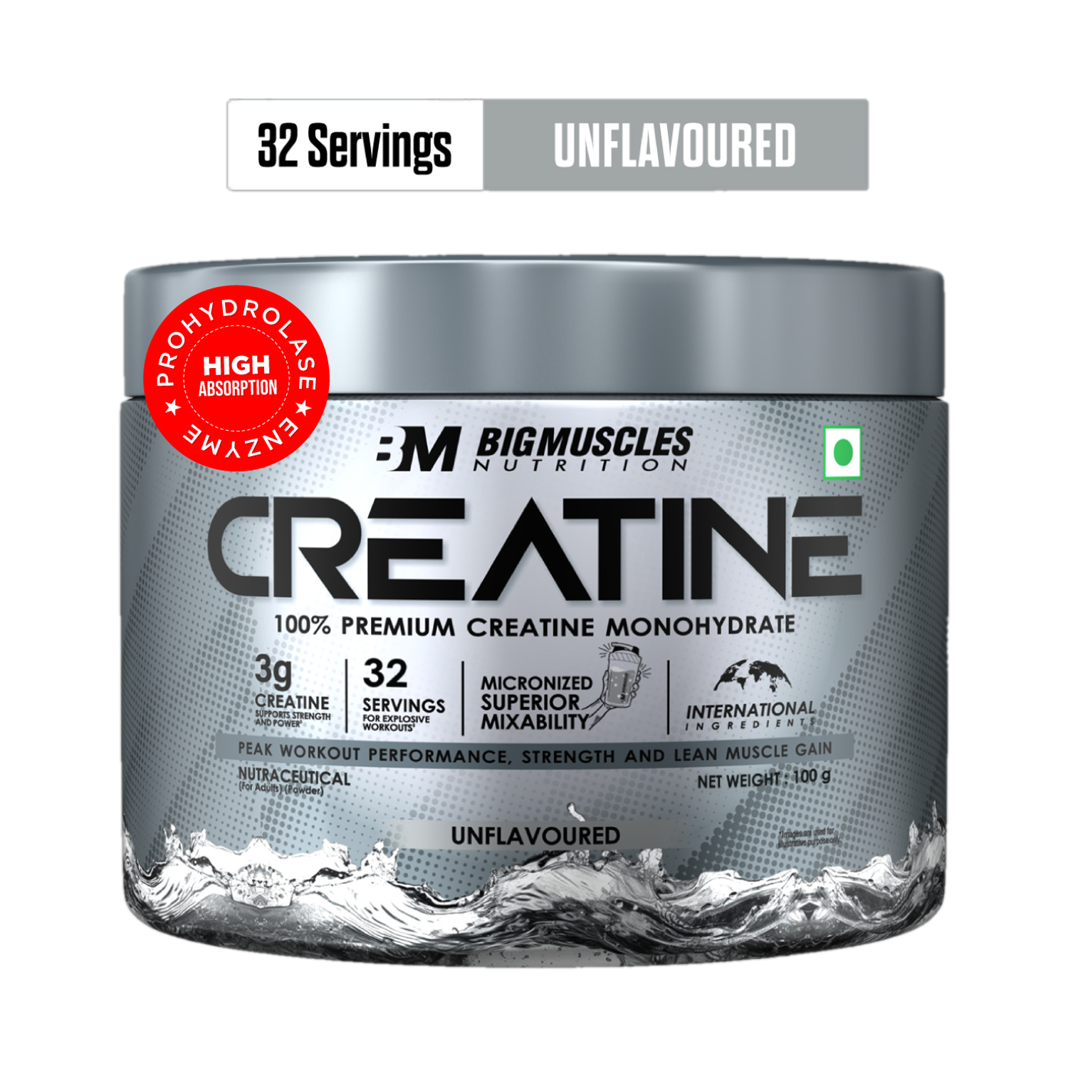 BIGMUSCLES NUTRITION Monohydrate Creatine