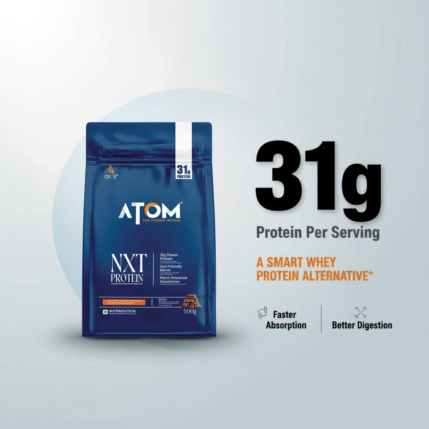 AS-IT-IS ATOM NXT Yeast Protein 500g - Image 3