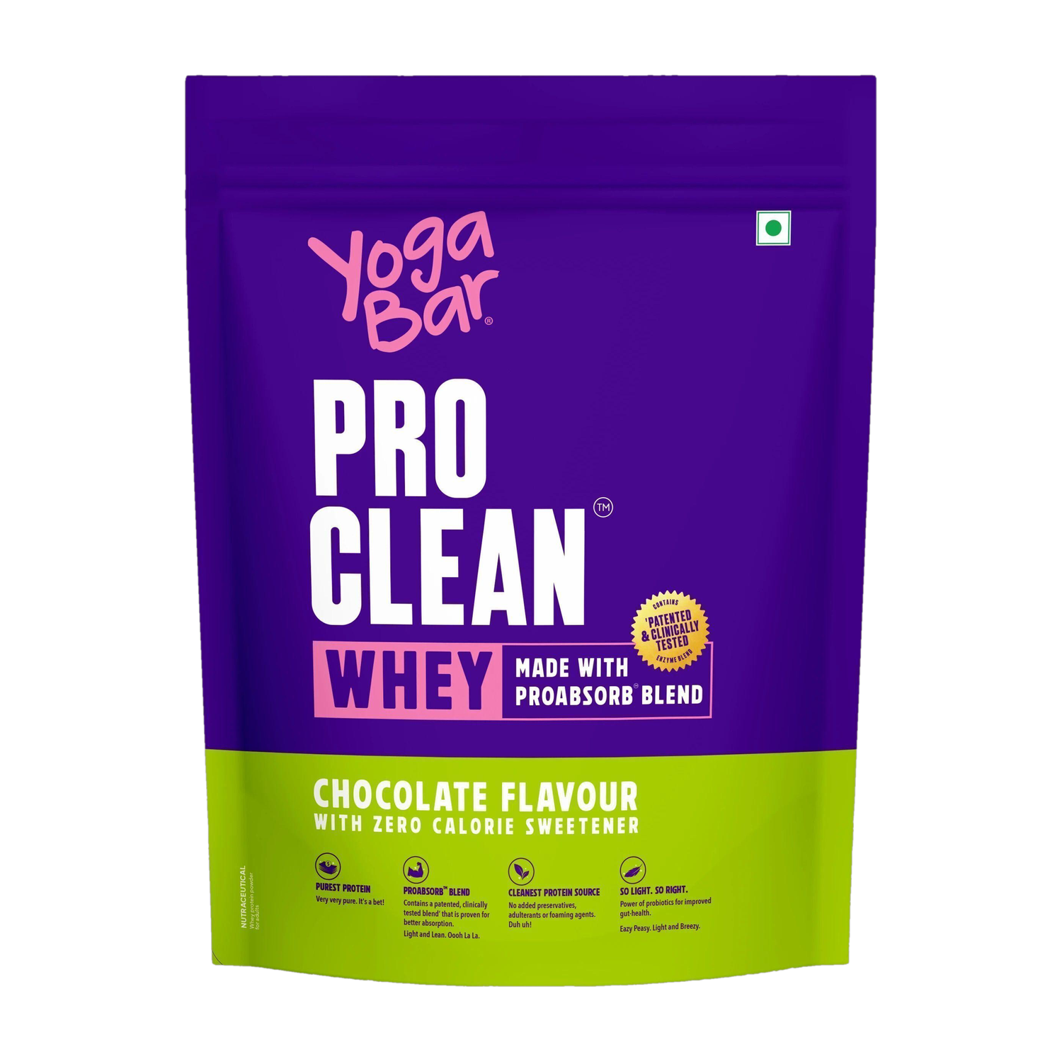 Yogabar Isolate + Concentrate Whey Protein 907g
