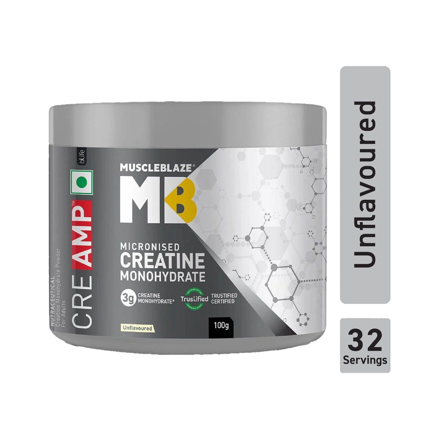 MUSCLEBLAZE Micronised Monohydrate Creatine 100g